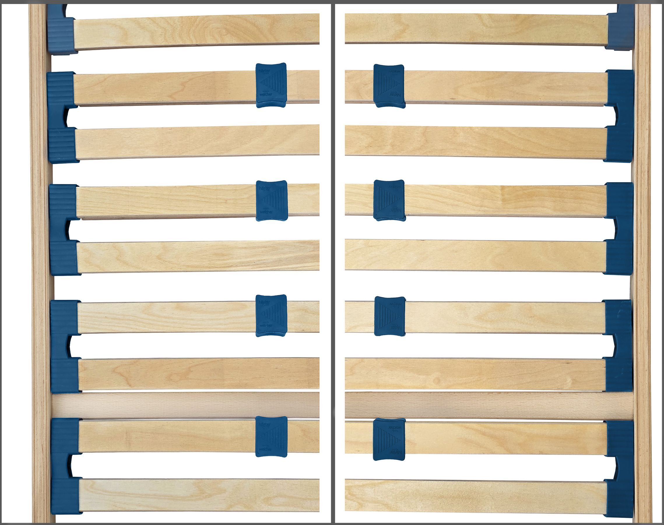 Holzleiter, Klemmsteg, Treppe, Leiter, Sprossen, Federholzrahmen mit Härtegradschieber