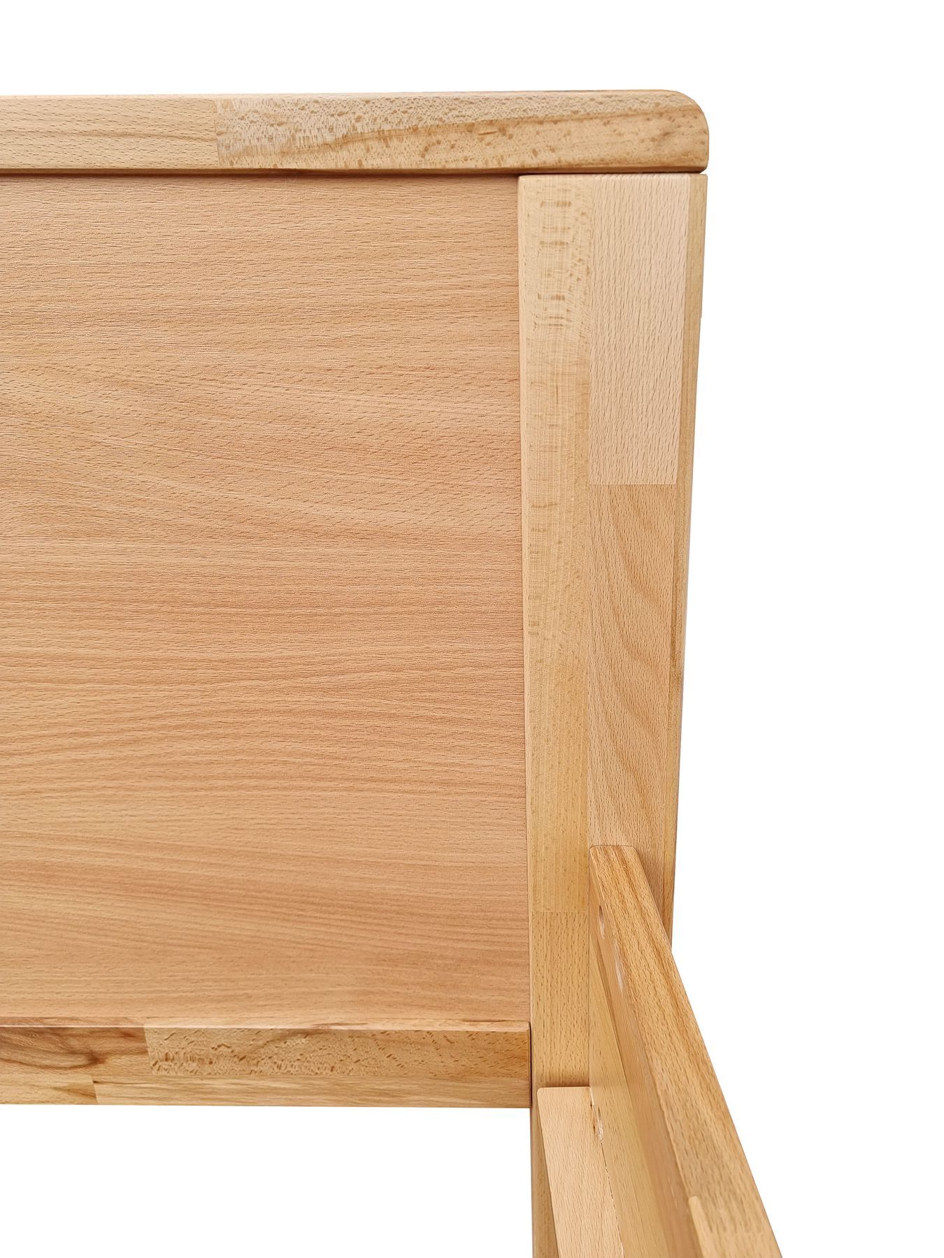 Holz, Holztisch, Massivholz, Naturholz, Kasten, Innenansicht im Detail