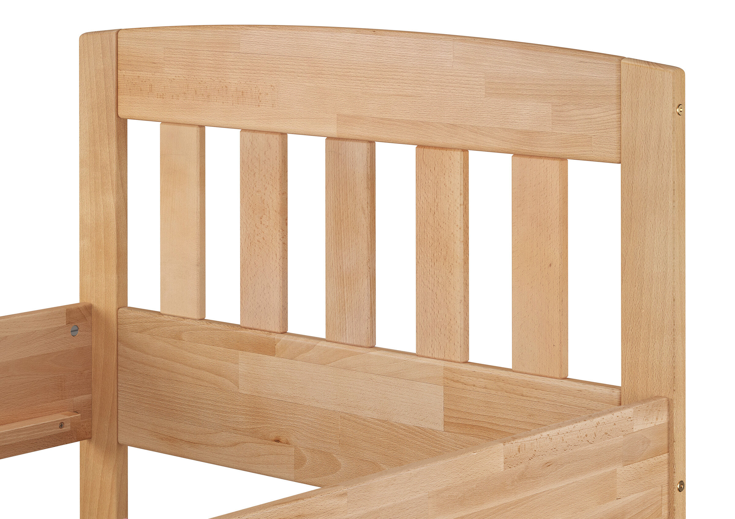 Holz, Kinderbett, Kopfteil, Lattenrost, Holzstuhl, Kopfteil für Buchebett