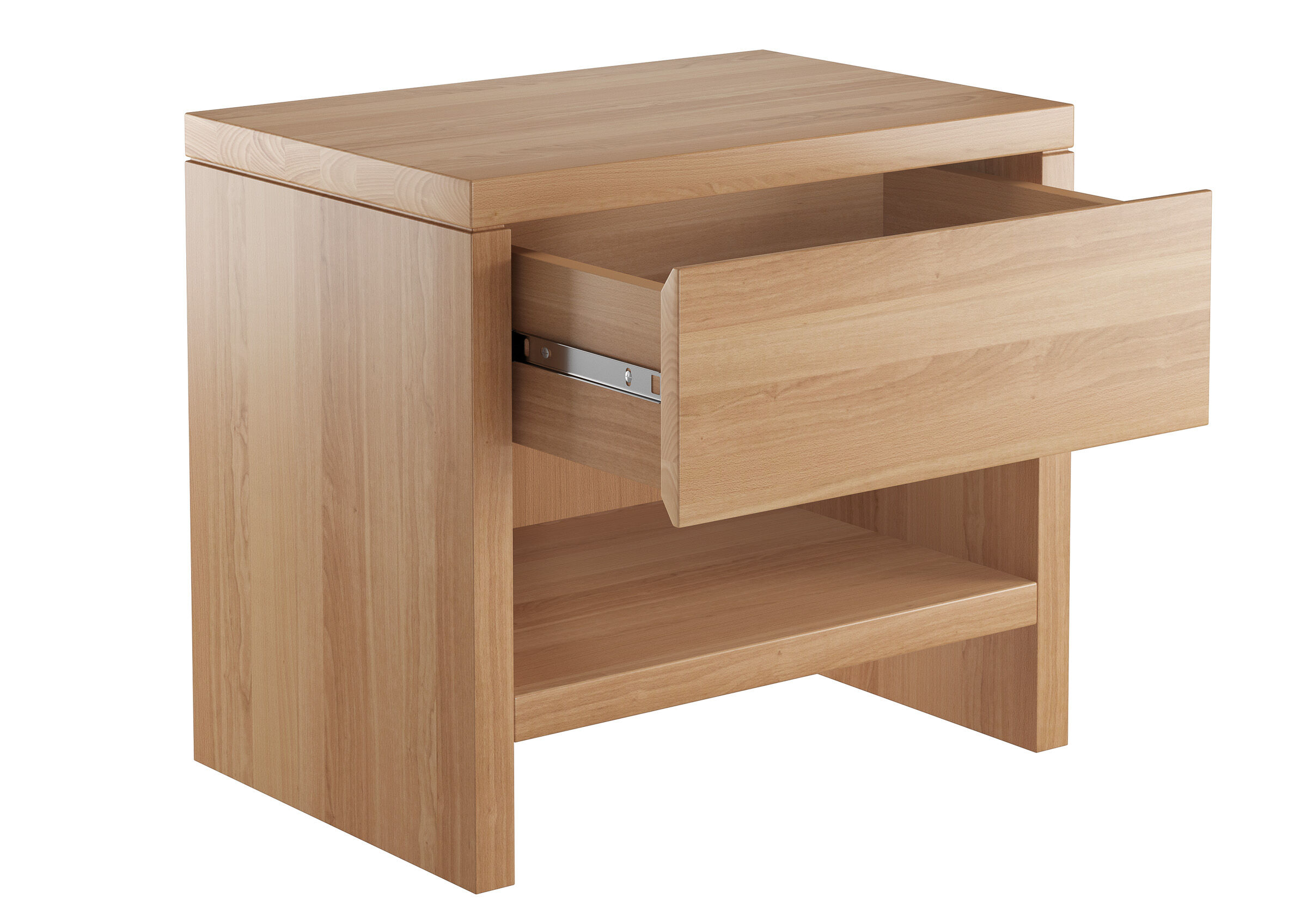 Nachttisch, Holz, Schublade, Aufbewahrung, Beine, Buche Nachttisch Schublade