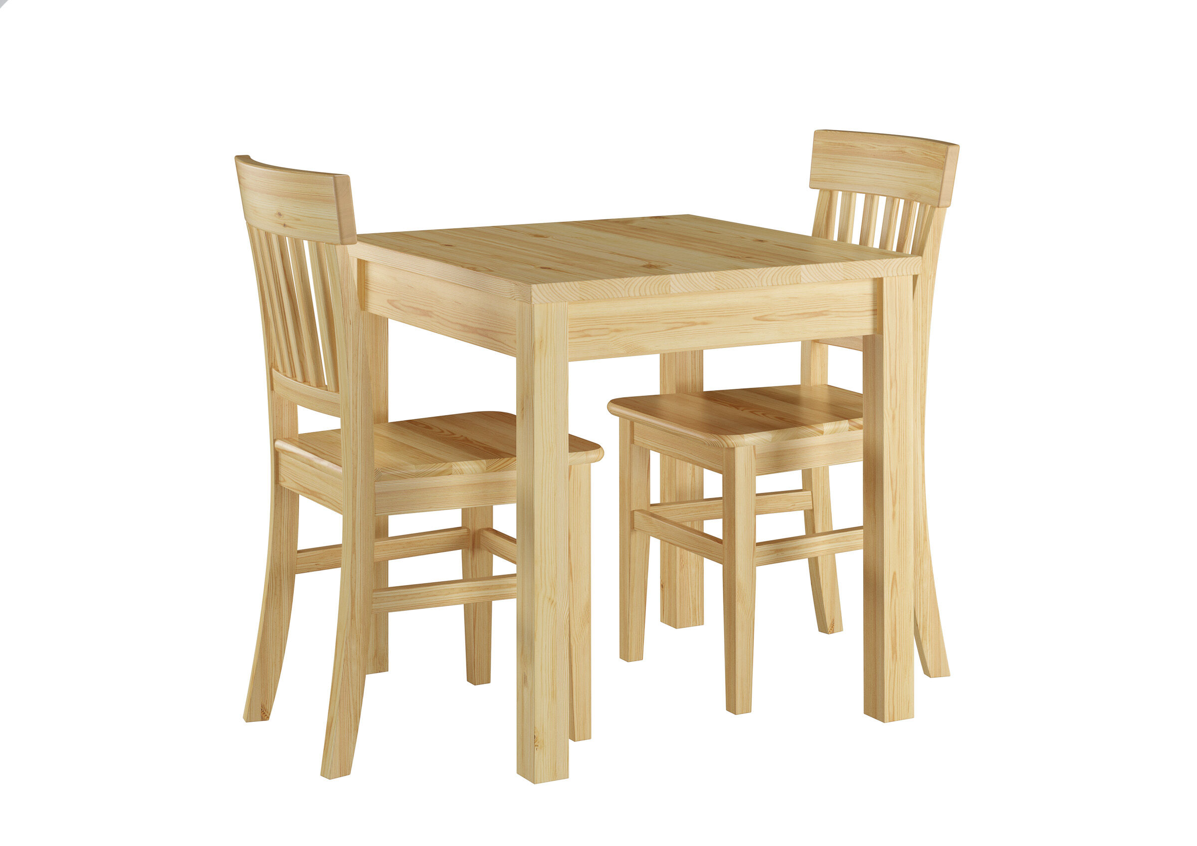 Holztisch, Sitzgruppe, Esszimmerset, Naturholz, Tischstuhl, Tisch mit Stühlen