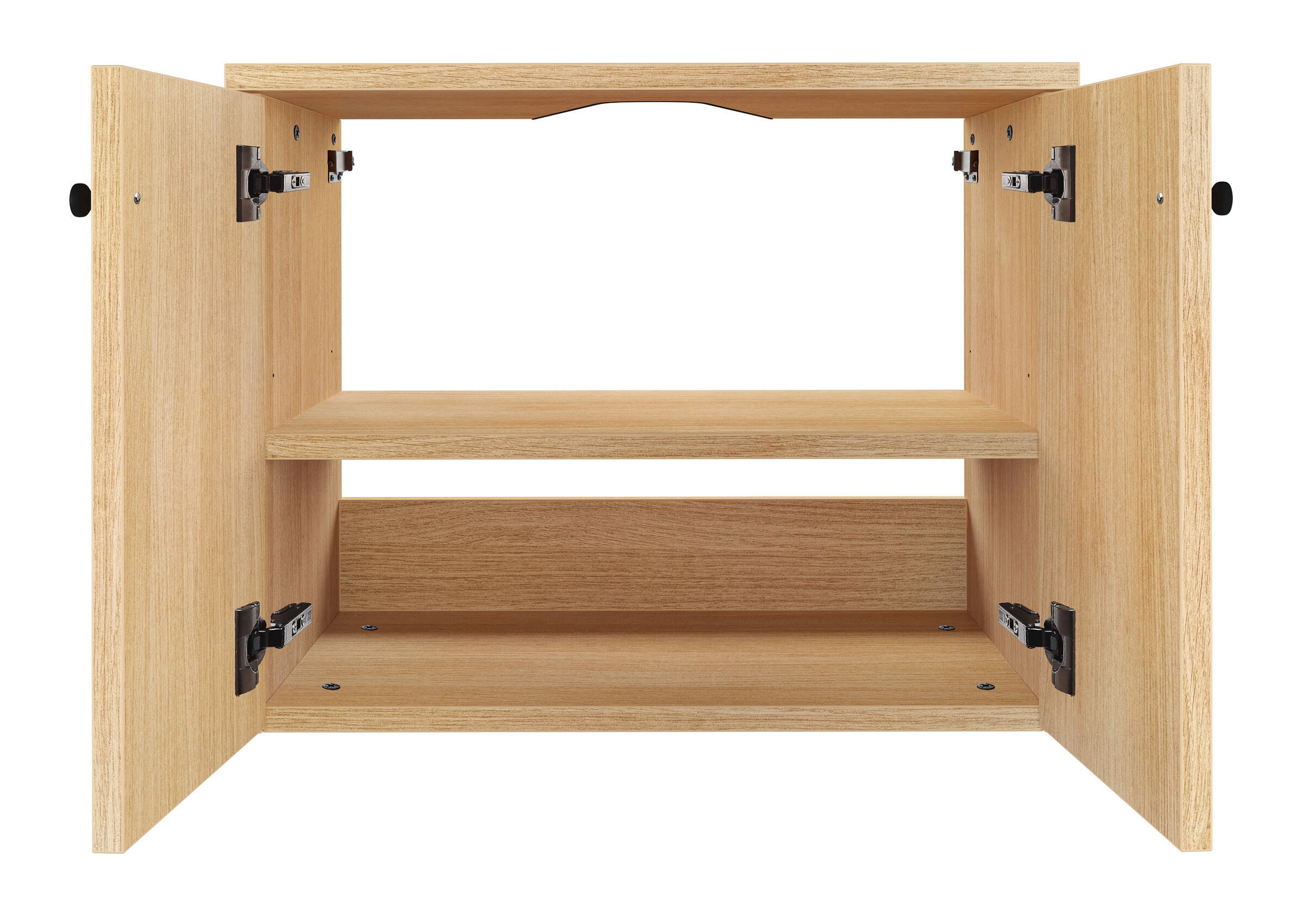Holzregal, Offenes Regal, Kleiderschrank?, Schrank, Holzfarbe: Natur, Innenleben Waschbeckenunterschrank