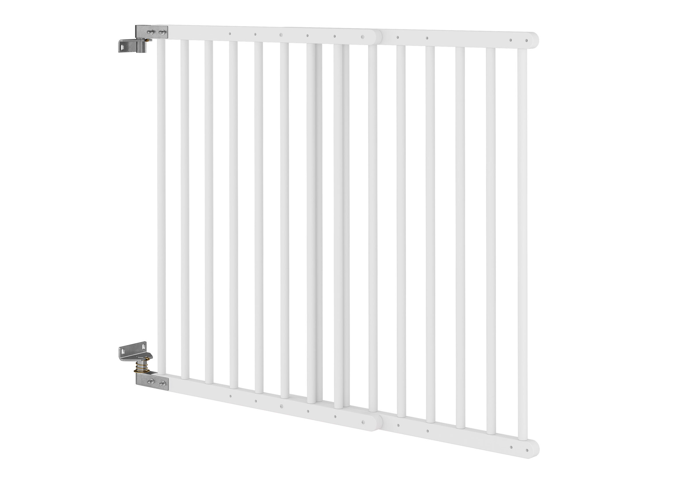 Gitter, Torabdeckung, Weiß, Wandhalterung, Sicherheitsgitter, Türschutzgitter weiß Buche