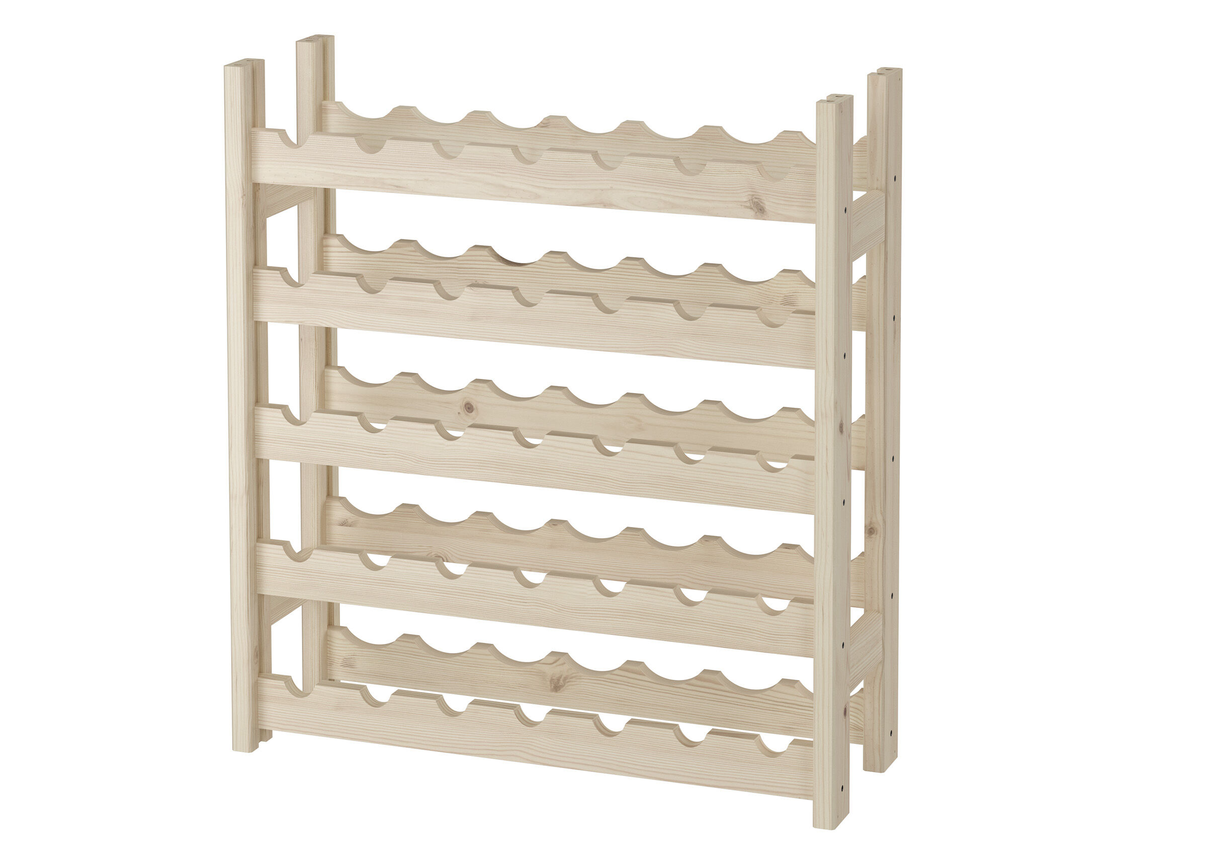 Weinregal, Holz, Naturholz, Mehrfachregal, Wine rack, Saftregal zum lagern
