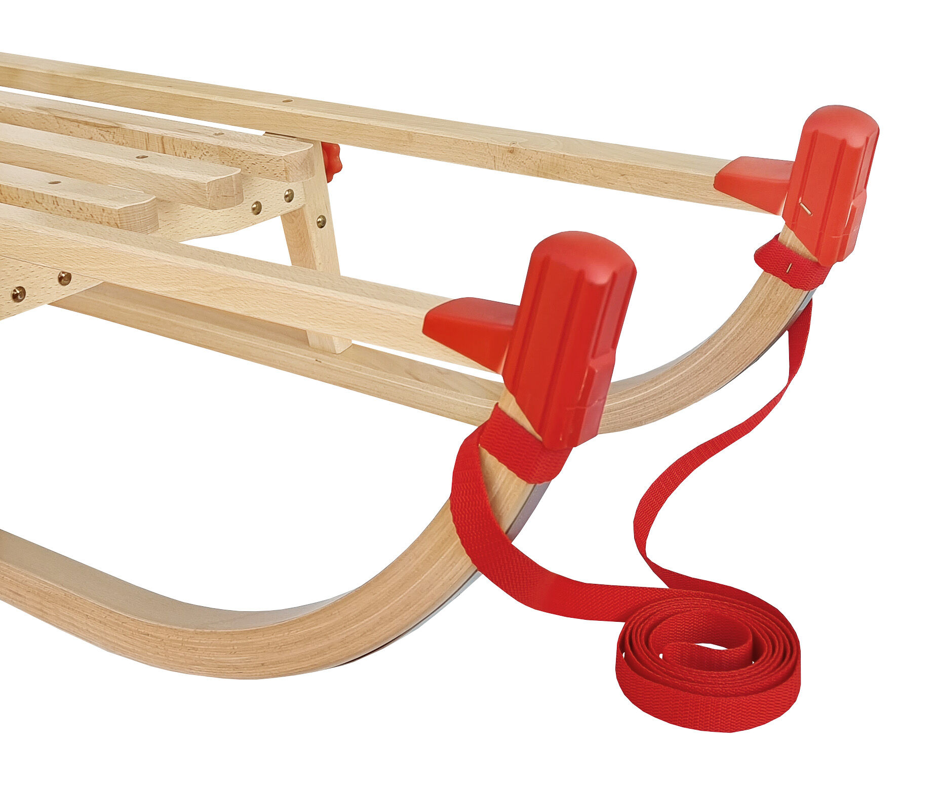 holz, schlitten, sled, rot, bandage, Schlitten Davos