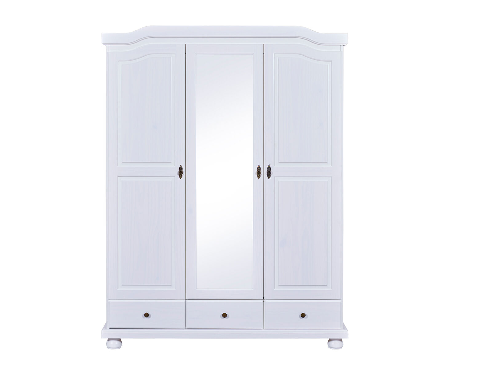 Garderobe, Schrank, Spiegel, Spiegeltüren, Schubladen, Kleiderschrank mit Spiegel 3-türig