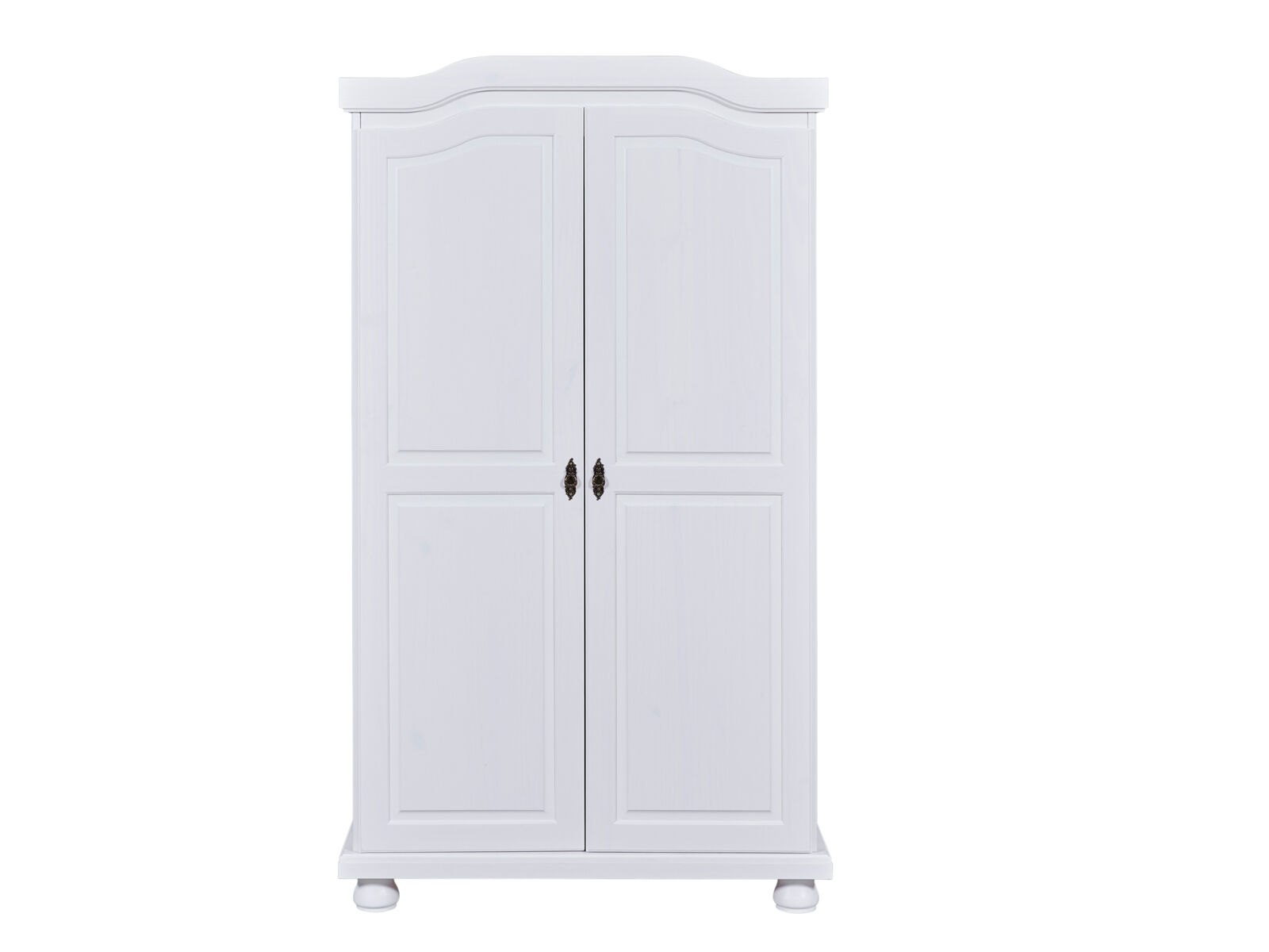 Schrank, Kleiderschrank, Holz, weiß, Schranktüren, Hedda Schrank Kiefer weiß