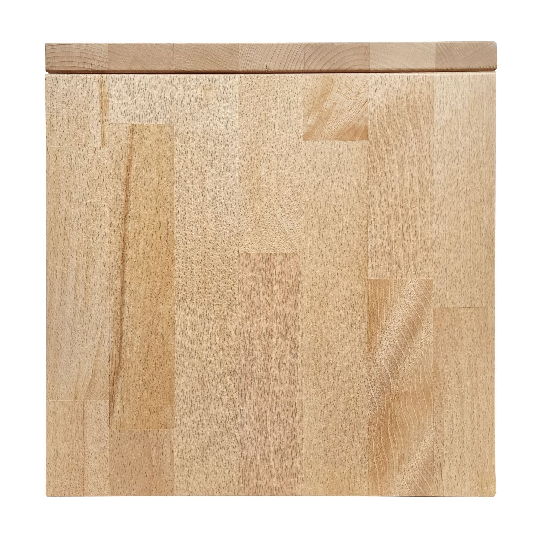 Holzplatte, Holzbrett, Holzoberfläche, Holzmaserung, Schneidebrett, Seitenansicht Buche Nachttisch
