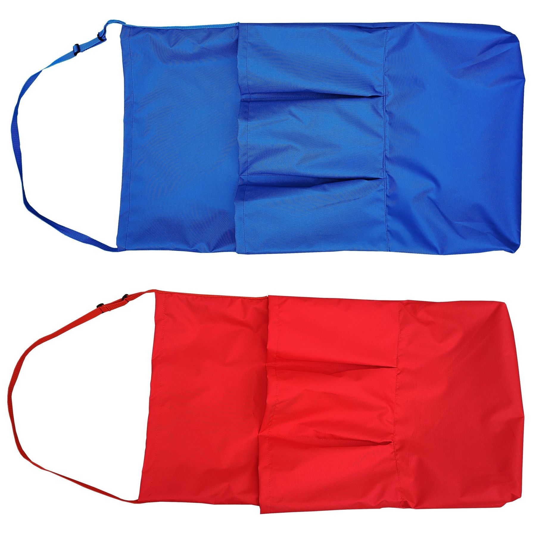 Blaue und rote Tasche Taschen blau rot für Klapstuhle