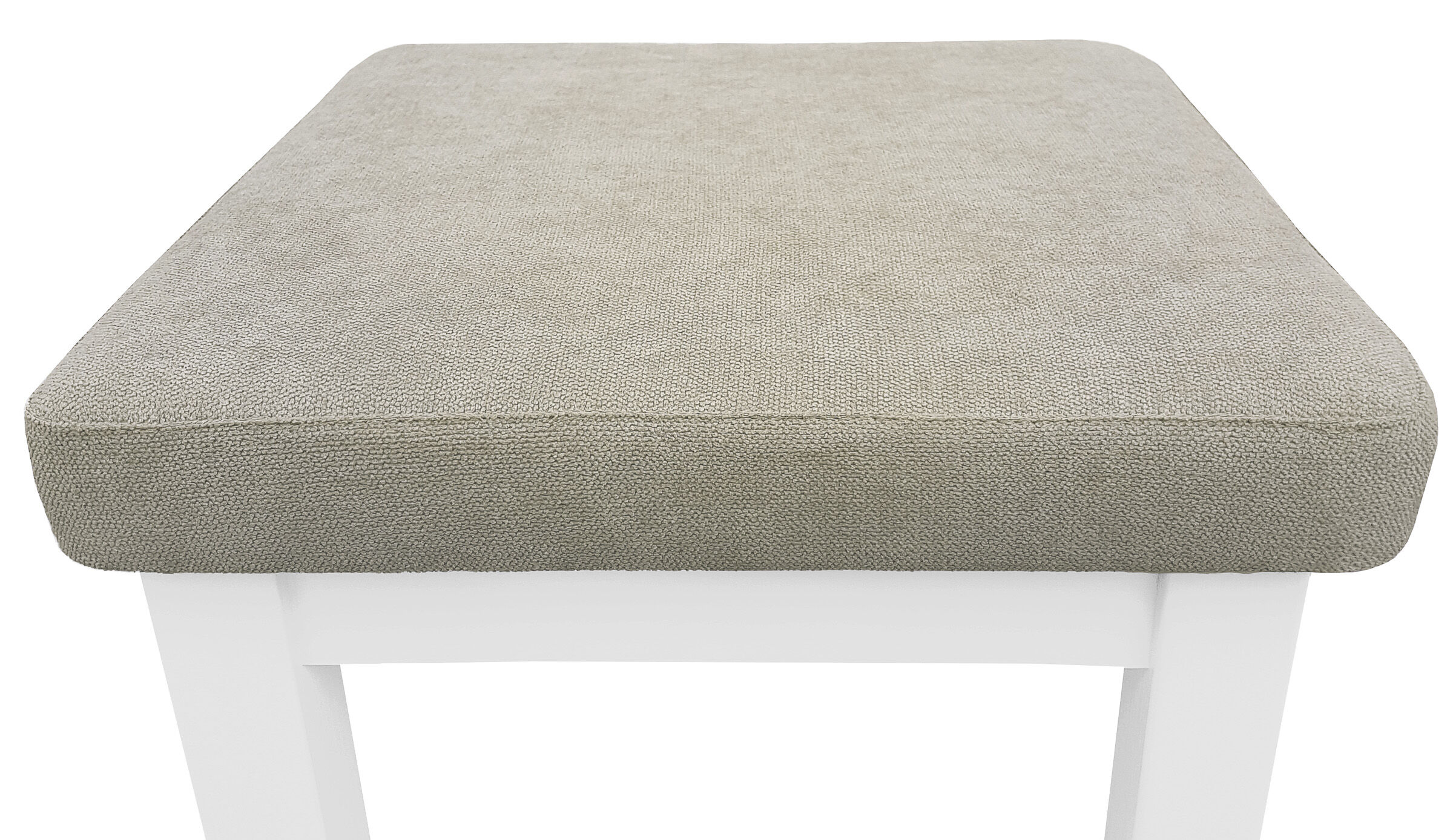 Sitzkissen, Kissenpolster, Beige, Gewebe, Stuhlauflage, 80cm-gepolsterter-Barhocker-beige