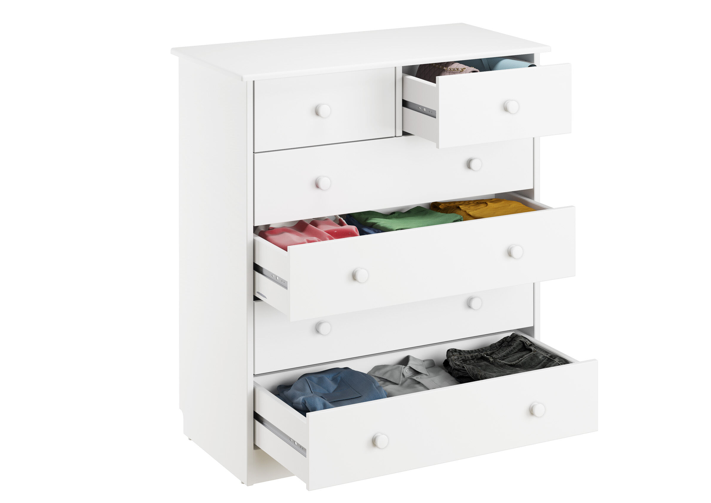 Kleiderschrank, Schubladenkommode, Weißer Schrank, Aufbewahrung, 衣物整理, Holzkommode für den Flur