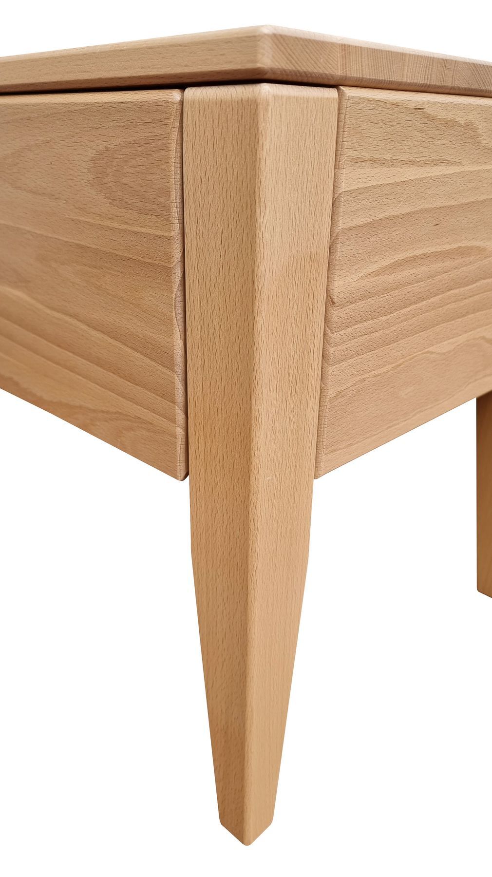 holz, holzstuhl, beine, frontansicht, tischbeine, Bein Buchenachttisch im Detail