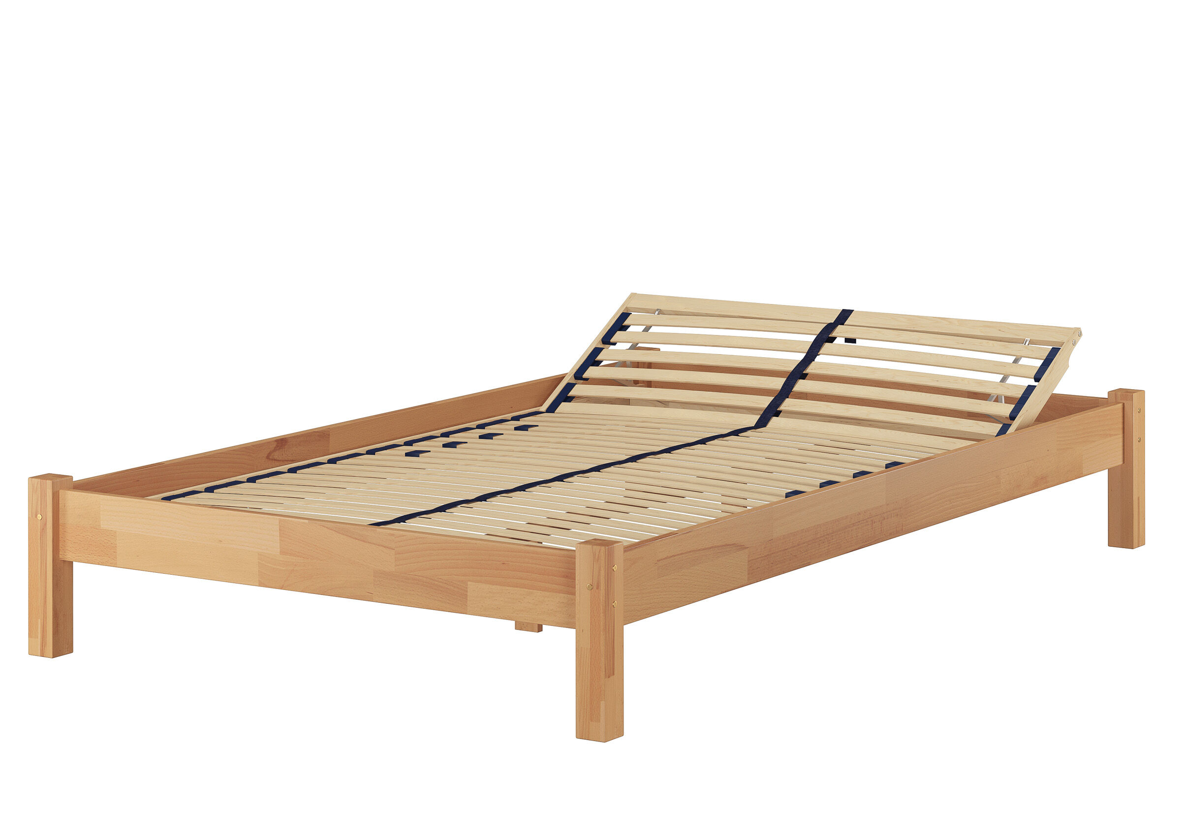 Moebel, Krippe, Babybett, Einzelbett Buche mit Federholzrahmen