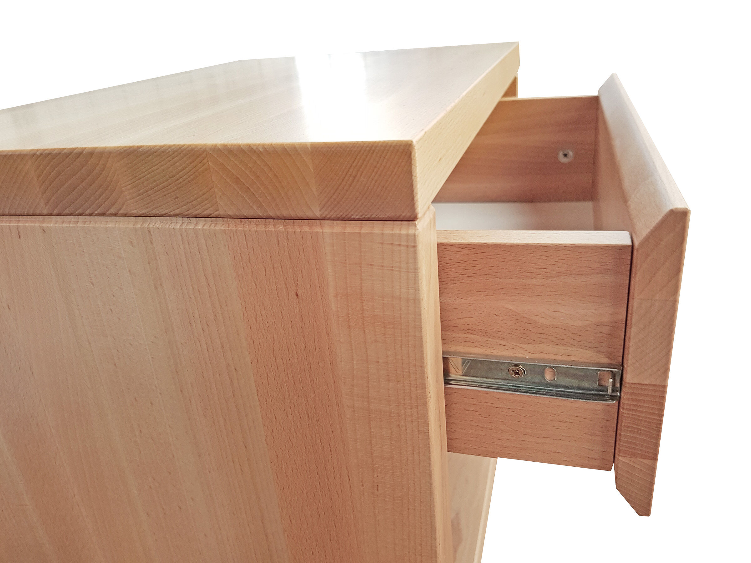holz, kommode, holzfarbe, schublade, naturholz, Nachttisch Buche 1 Schublade