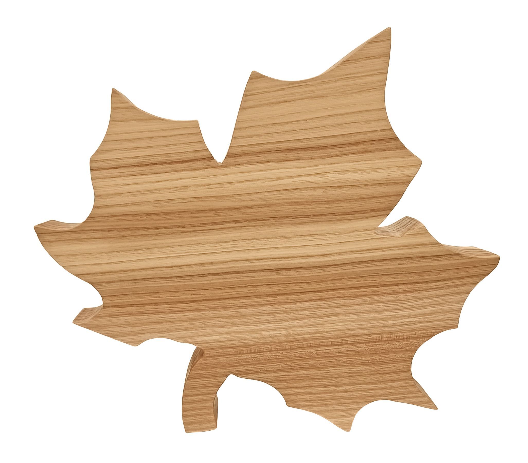 Holzunterlage, Blattform, Holzbrett, Naturholz, Küchenunterlage, Maserung des Blattes
