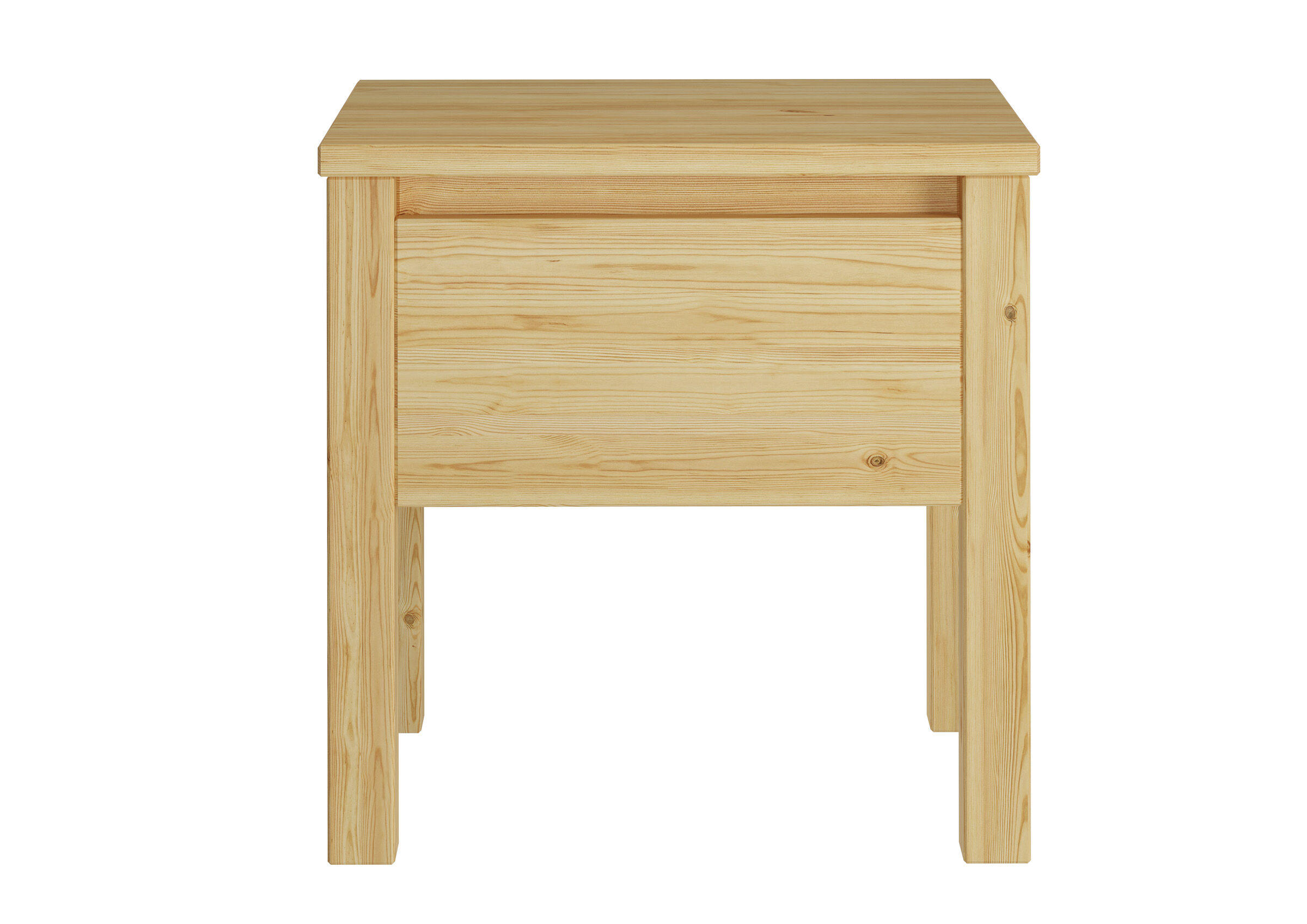 Nachttisch, Holz, Kiefer, Schublade, Holzoberfläche, Nachttisch Kiefer natur mit Schublade
