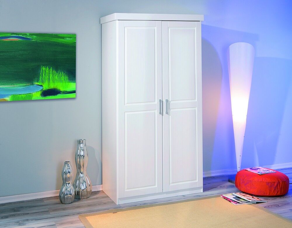 Kleiderschrank,  Schrank,  Weiß,  Möbel,  Stauraum, Kleiderschrank 2-türig weiß