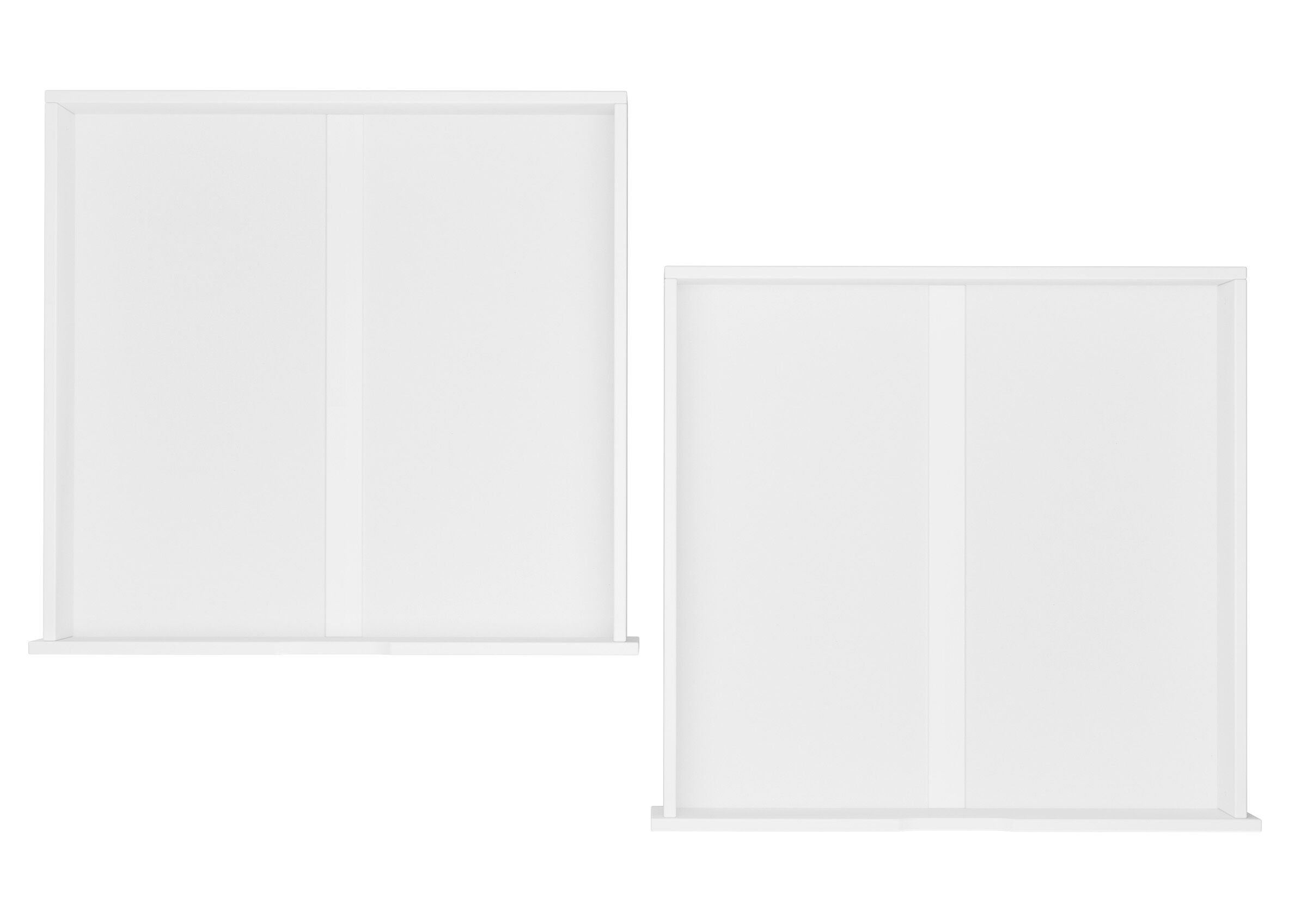 Schrank, Schranktüren, Weißes Möbelstück, Wandgerät?, Hängender Schrank, Weiße Schubladen im Detail