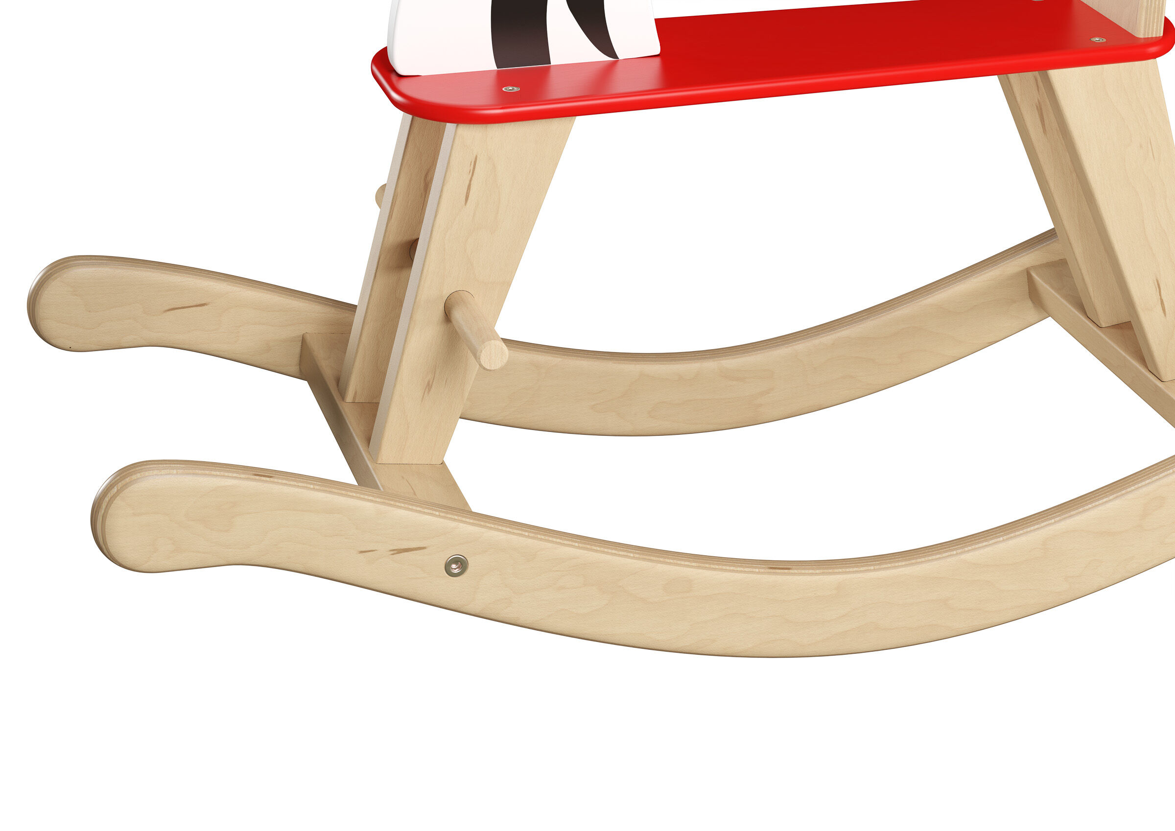 holz, holzstuhl, kinderstuhl, rot, rocker, Schaukelpferd für 3 Jährige