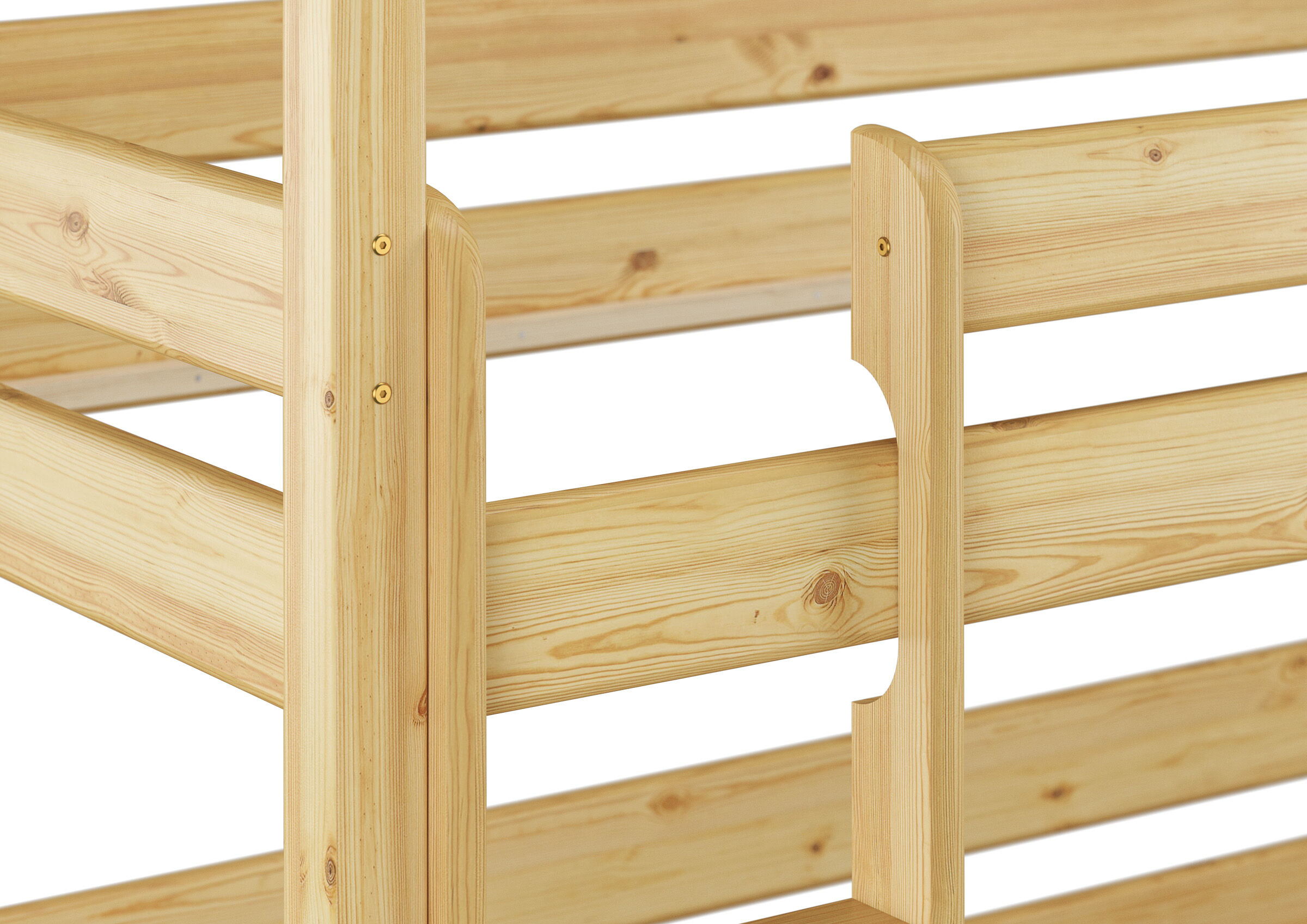 Holzregal, Holztreppe, Holzlatten, Naturholz, Holzstruktur, Detailbild Leiter