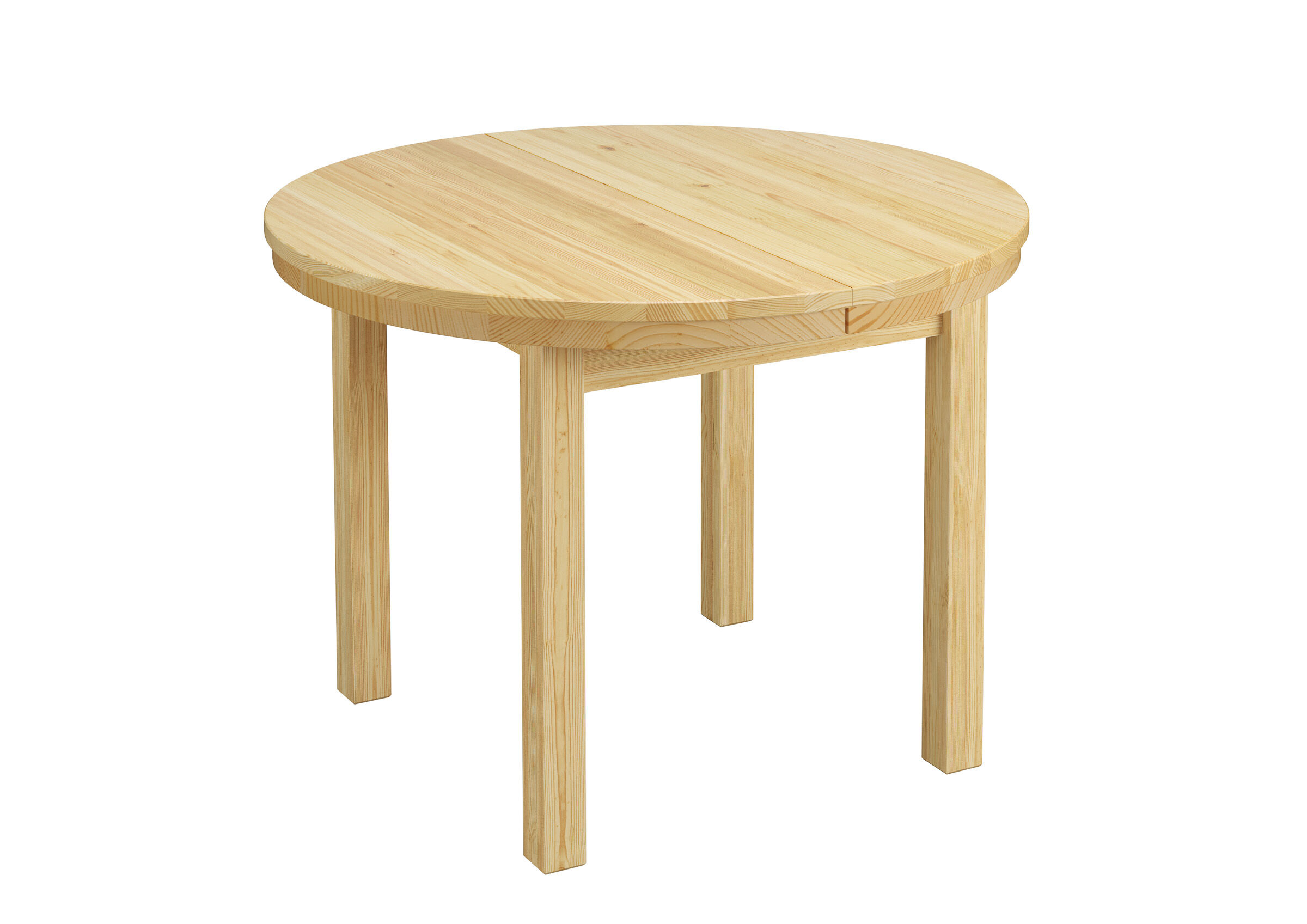 Moebel, Tabelle, Kaffeetisch, Esstisch, Schreibtisch, Runder Holzstisch 103x103x75