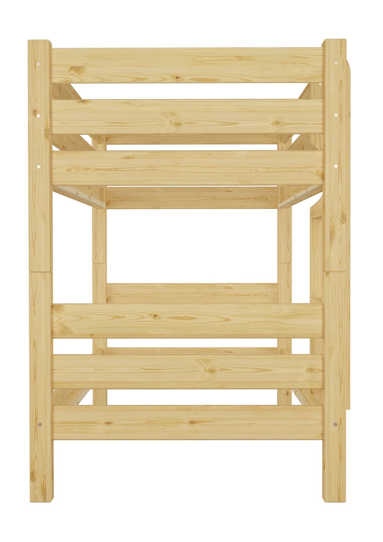 Holzbett, Holzbett, Bettgestell, Kiefernholz, Lite-Behandlung, Kiefer Etagenbett