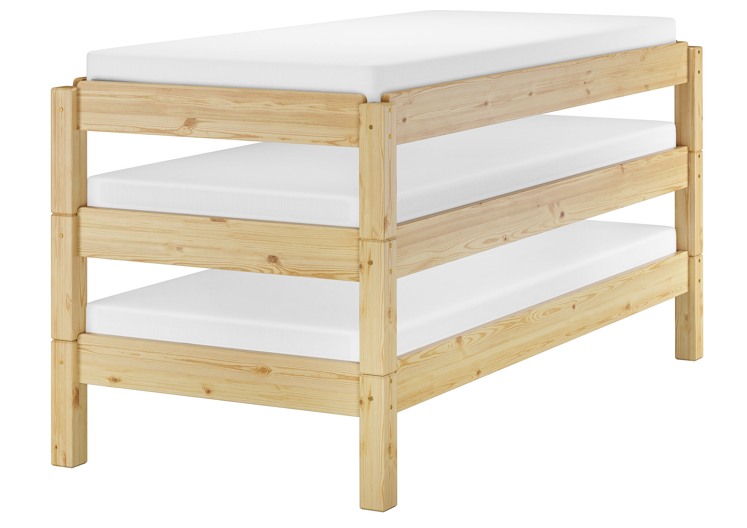 Bettenrahmen, Hochbett, Holz, Matratzenauflage, Holzbett, gestapelte Betten