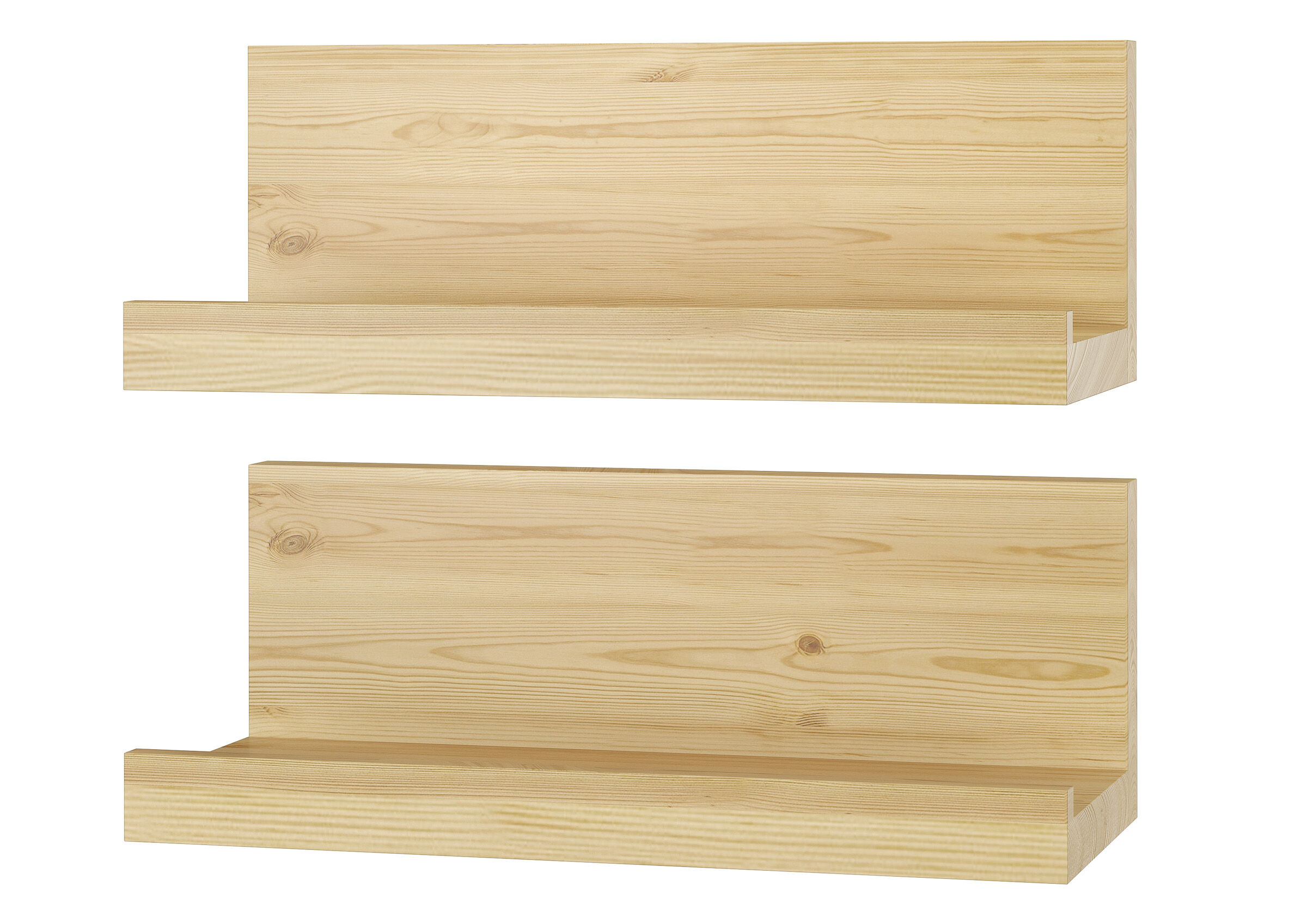 Holzbretter, Sichtseite, Kiefernholz, Holzlamellen, Schnittholz, Holzablage-Massivholz-30cm