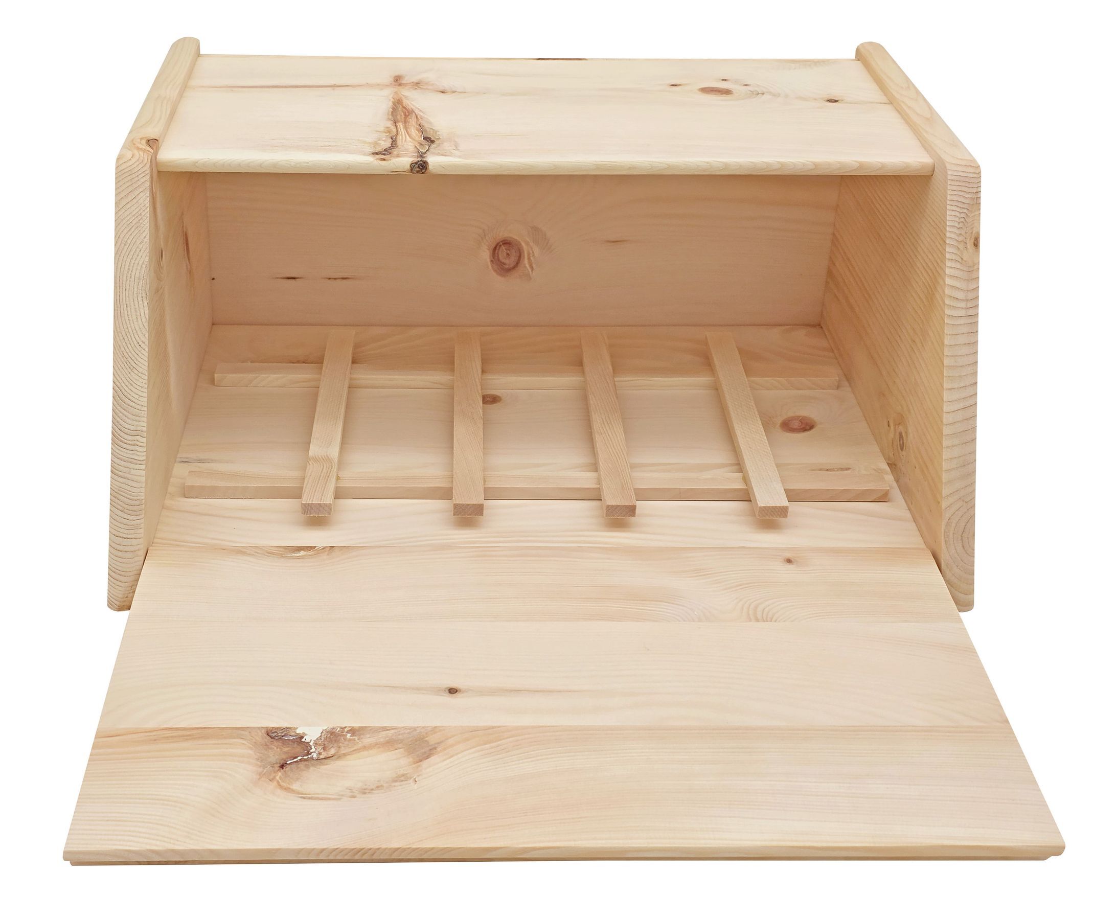 Holz, Schublade, Kiste, Sperrholz, Offene Box für Gebäck aus Zirbe