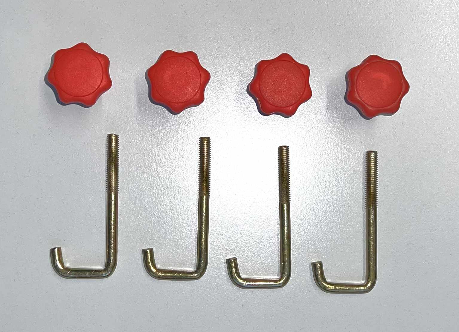 4er Set beschläge für Schlittenbefestigung