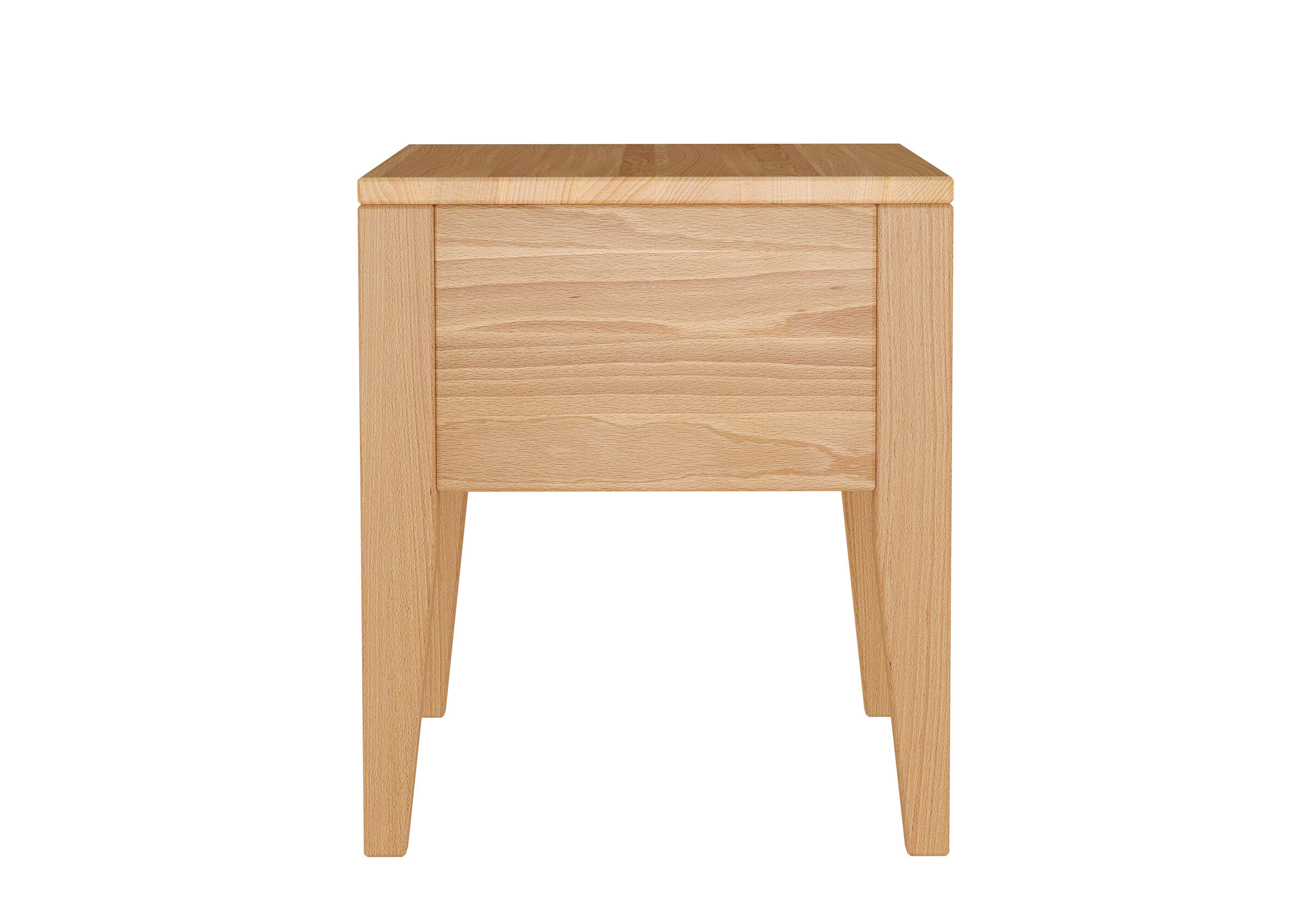 Nachttisch, Nachtisch, Holz, Eiche, Schublade, Seitenansicht Buchenachttisch