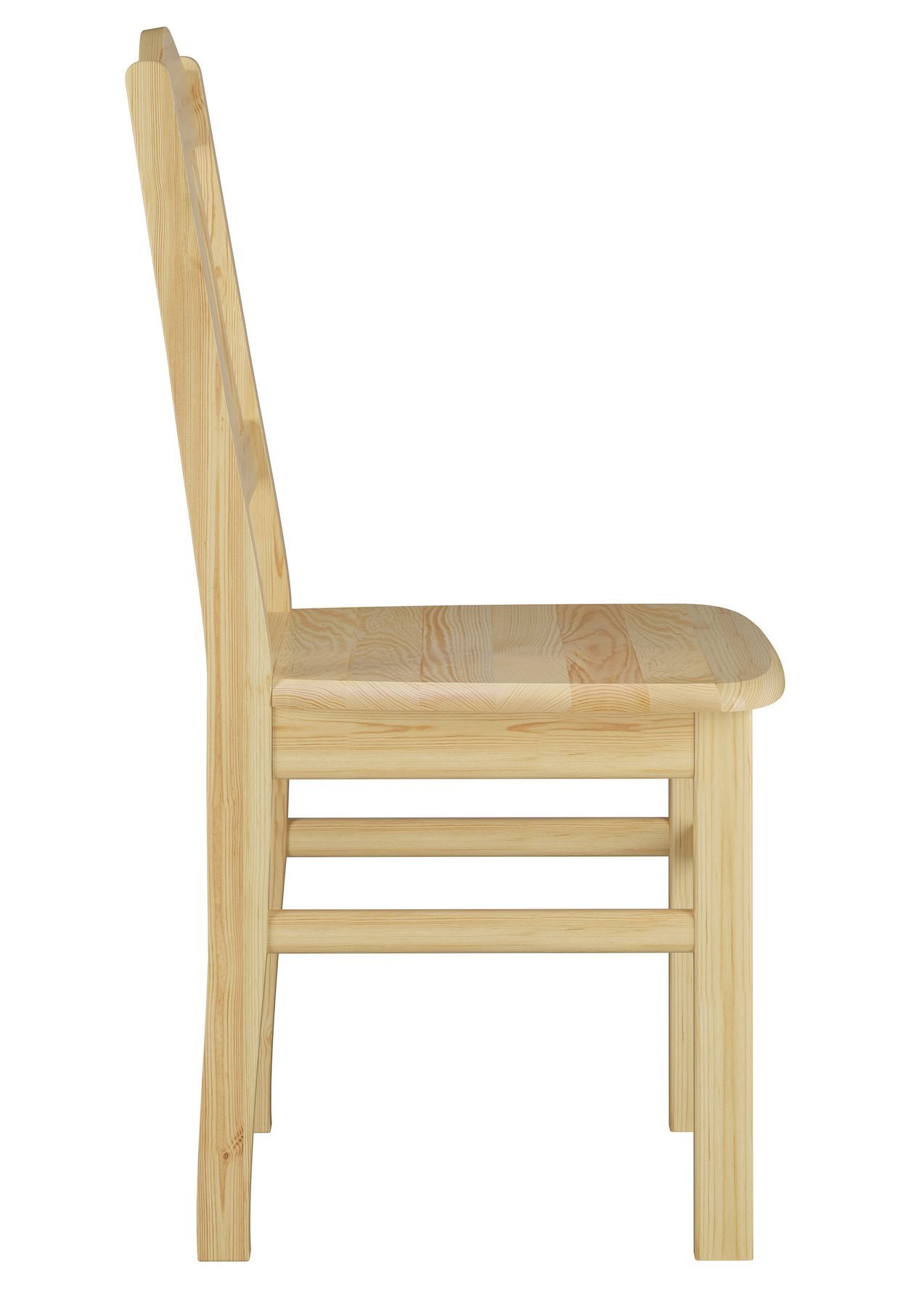 holzstuhl, stuhl, naturholz, gepolstert, langlebige schale, Holzstuhl aus der Seite