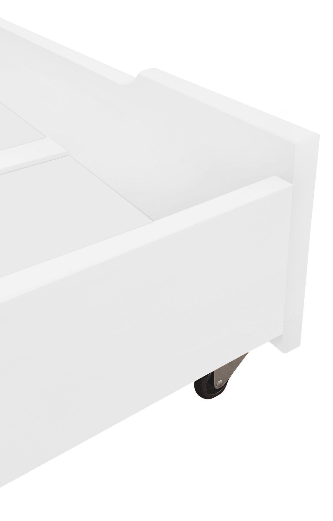 bettkasten, schublade, kleinmobiliar, rollen, weiss,