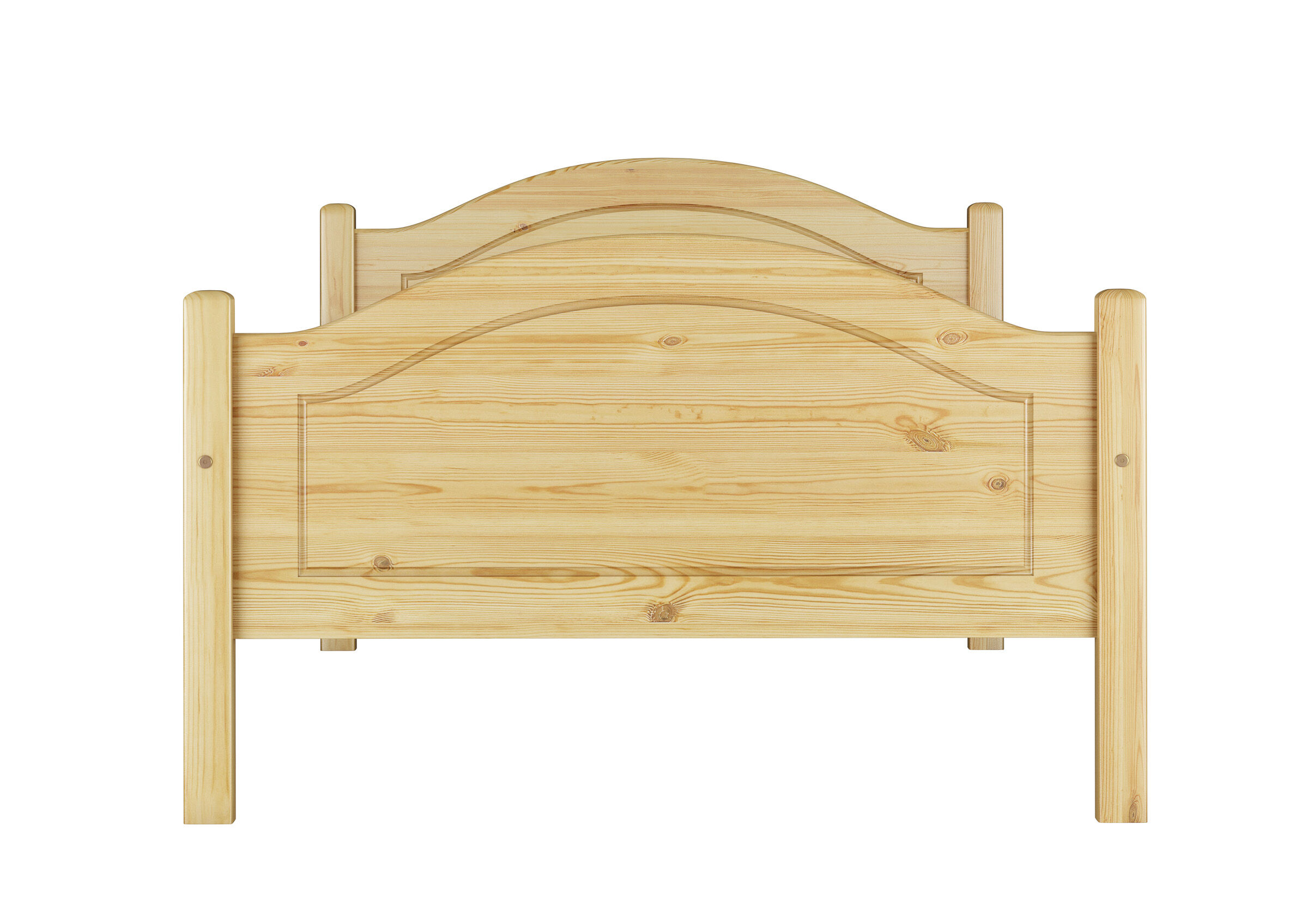 Holzbett, Kinderbett, Naturholz, Holzbettrahmen, Kopf-/Fußteil, Holzbett Kiefer natur