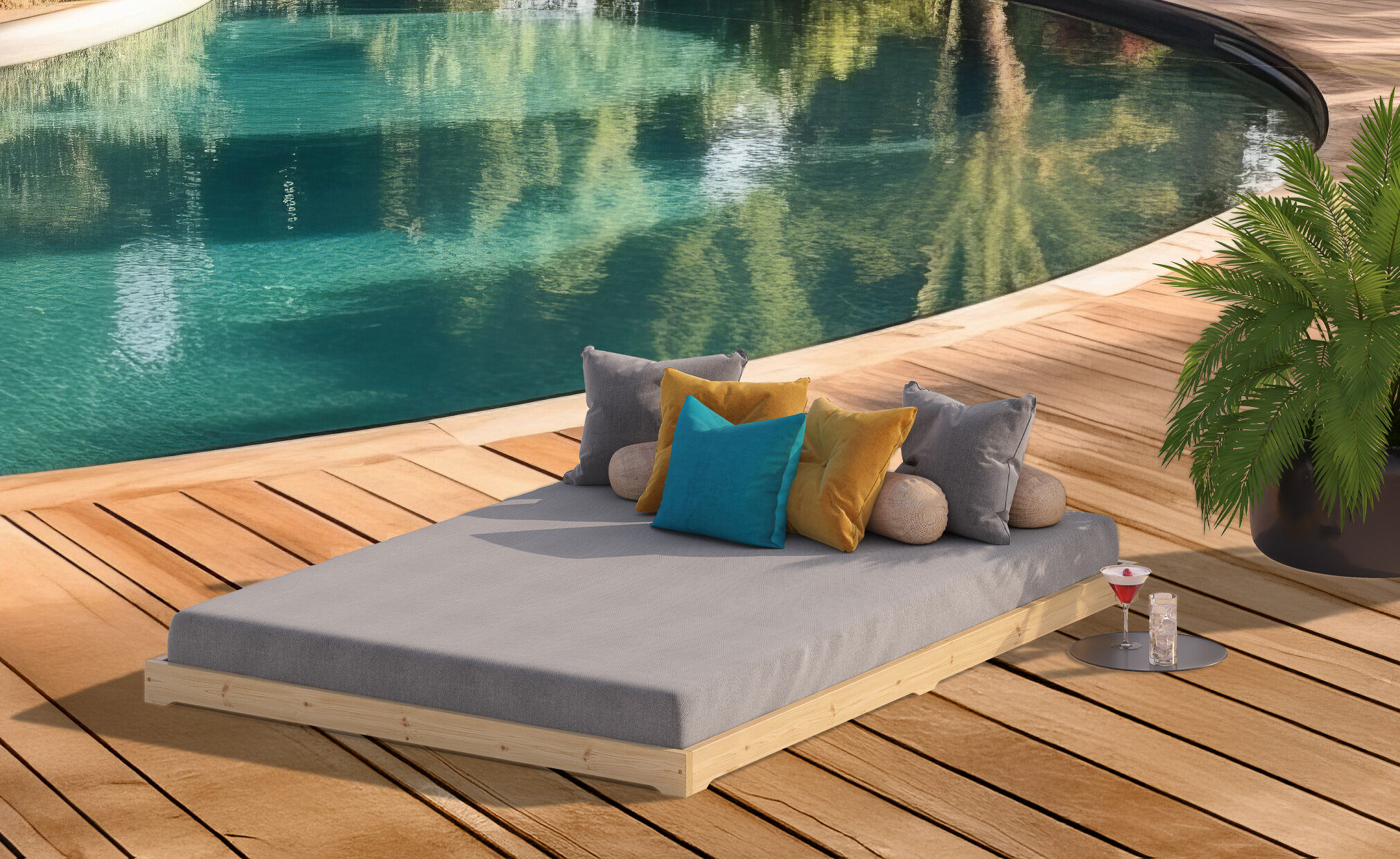 Kissen, Mobiliar, Schwimmbad, Couch, 