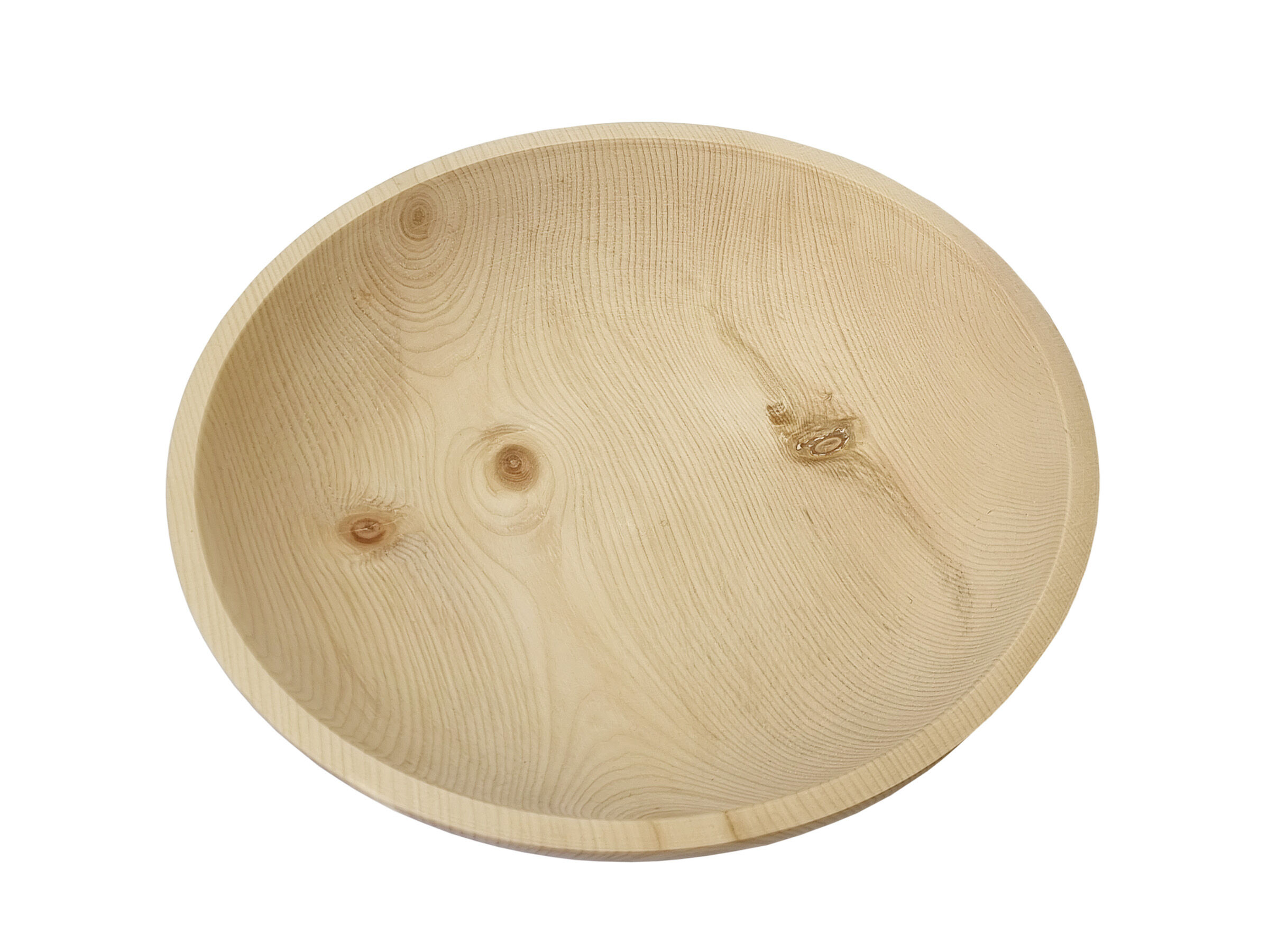 tiefe Zirbenholzschale Obstschale tief aus Zirbenholz