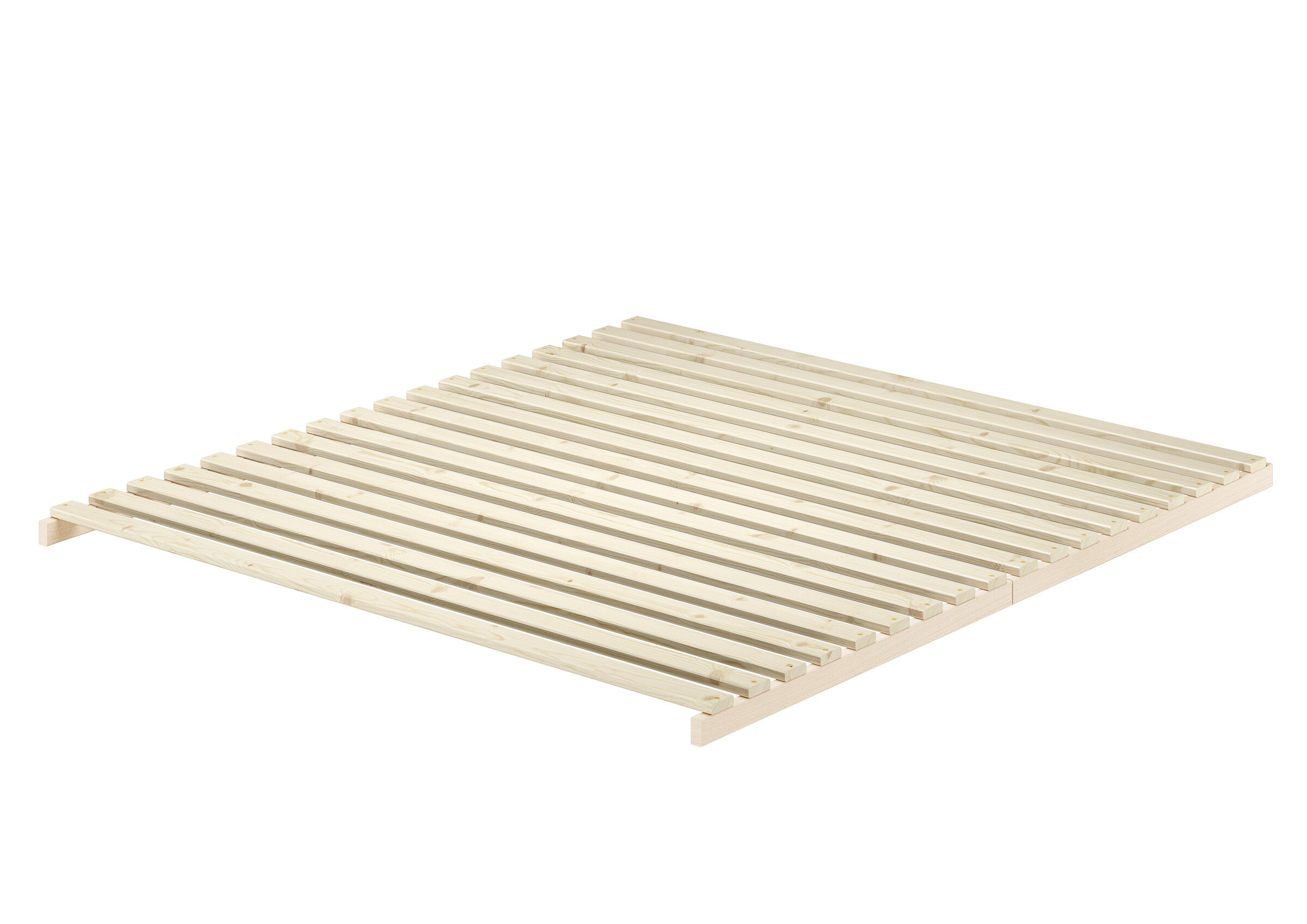 B-WARE Metallfreier Holz-Bettenrost 200x200 Lattenrost 70.95-20