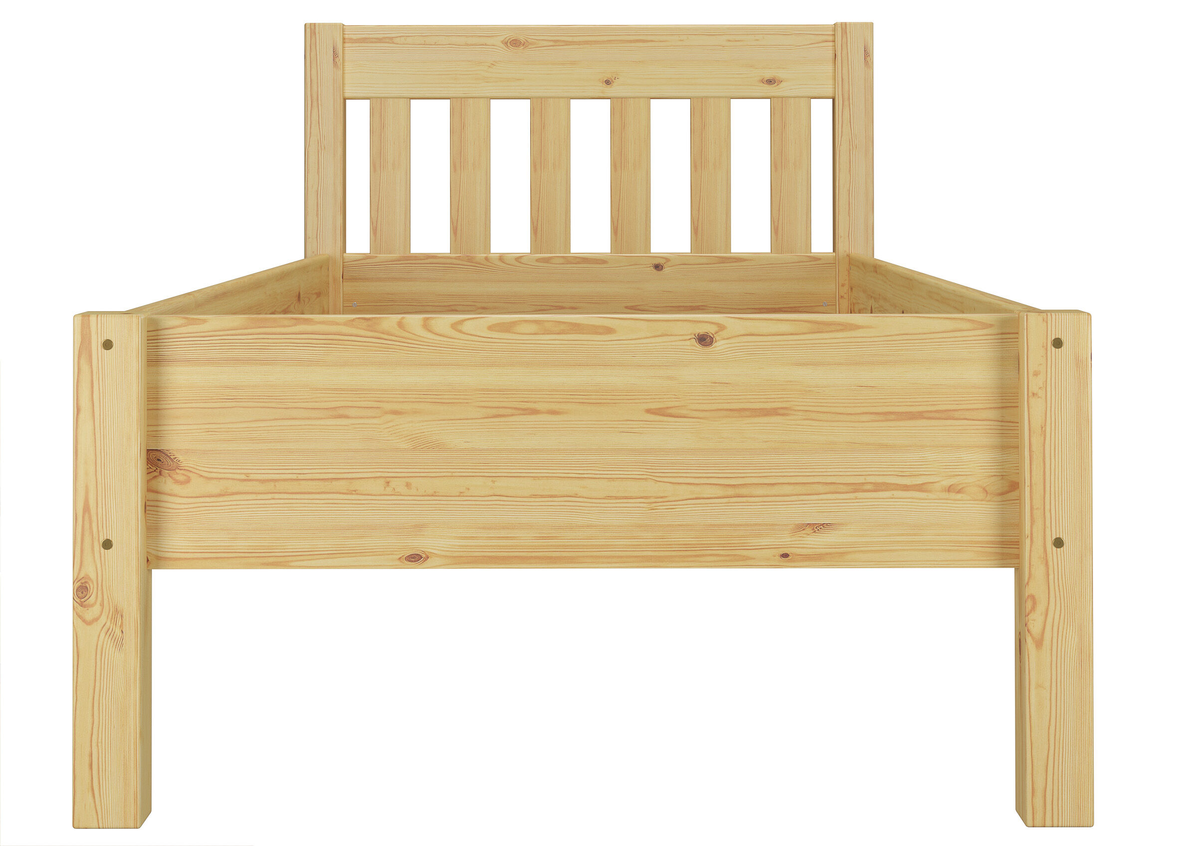 holzbettrahmen, hölzerne bettrahmen, kiefernholz, naturholz, großes bettgestell, Seniorenbett