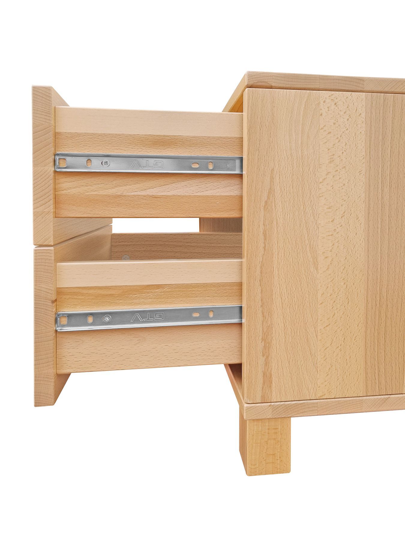 Schublade, Auszug, Holz, Massivholz, Küchenschrank, Schubladenauszug Nachttisch