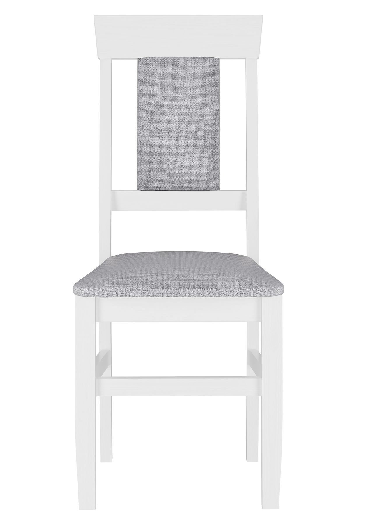 Stuhl, Sitzmöbel, Weiße Farbe, Polsterstuhl, Rückenlehne (gestützt), Küchenstuhl weiß grau
