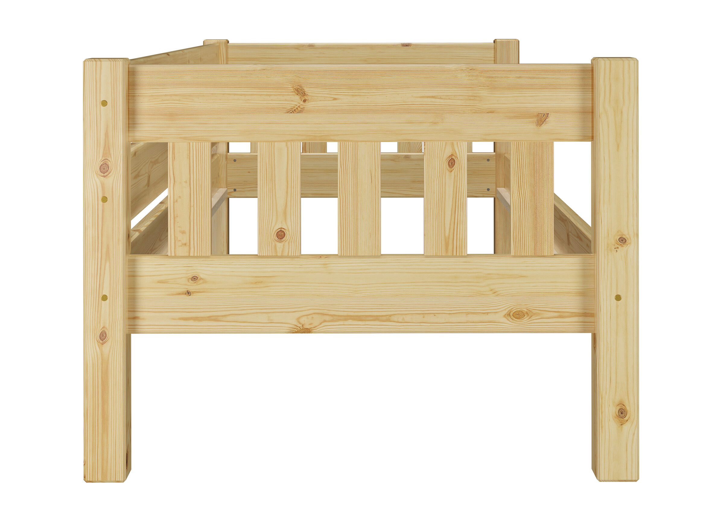 Holzbettrahmen, Holzbett, Lattenrostträger?, Kiefernholz, Naturholz, Bett Kiefer