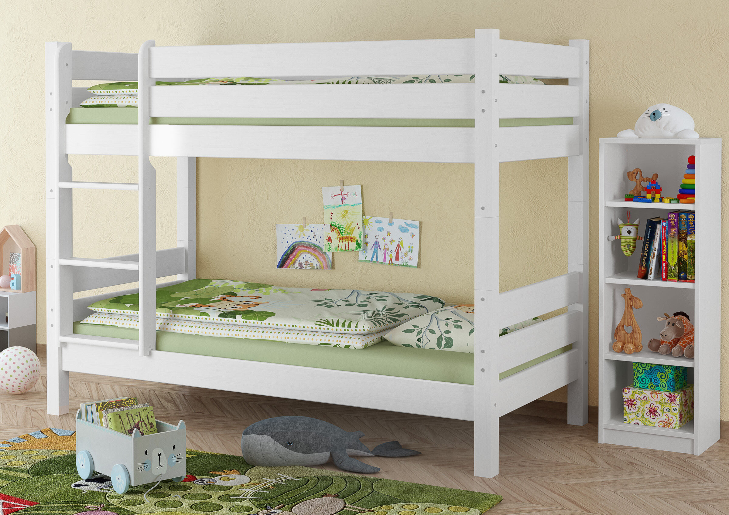 Moebel, Bett, Hochbett, Krippe, Dekoration für Zuhause,
