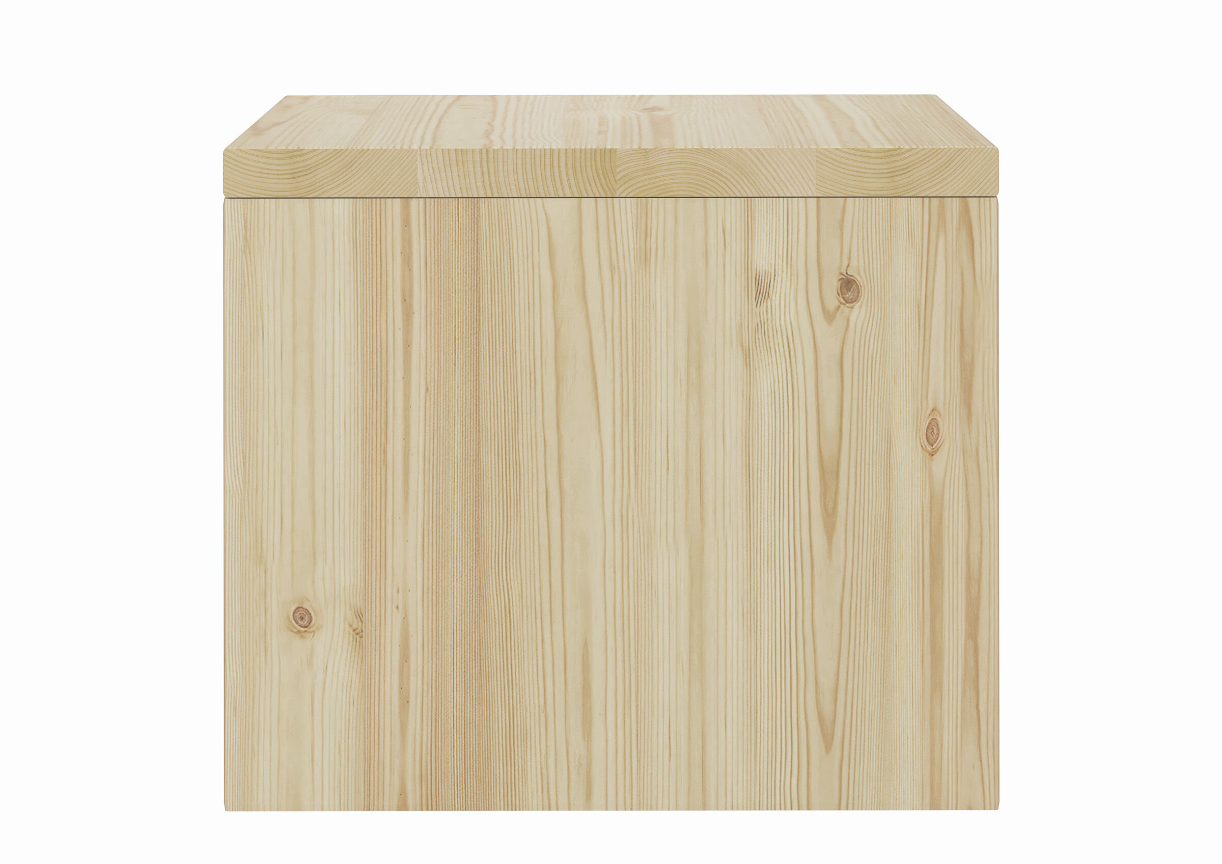 holz, holzbox, natürliche holzmaserung, box, auflaufkasten, Detailbild des Nachttisches