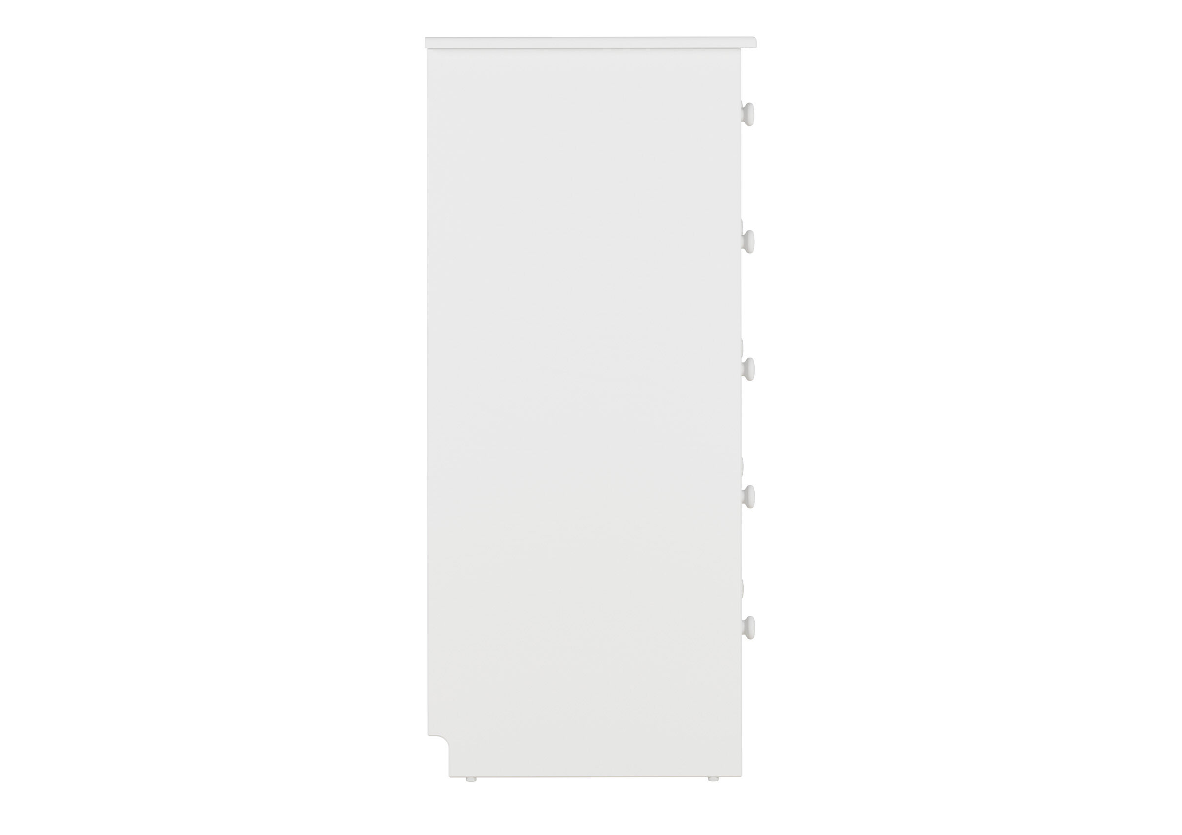 Schrank, Kleiderschrank, weiß, Hochformat?, Seitliche Ansicht, weiße Kieferkommode