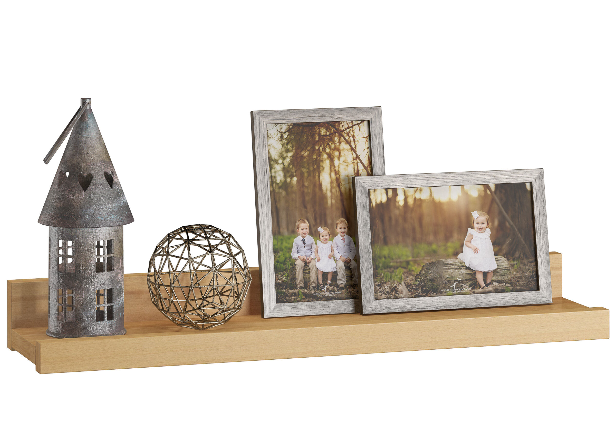 Regal, Fotosrahmen, Framelauf, Herz-Löcher, Deko-Szene,