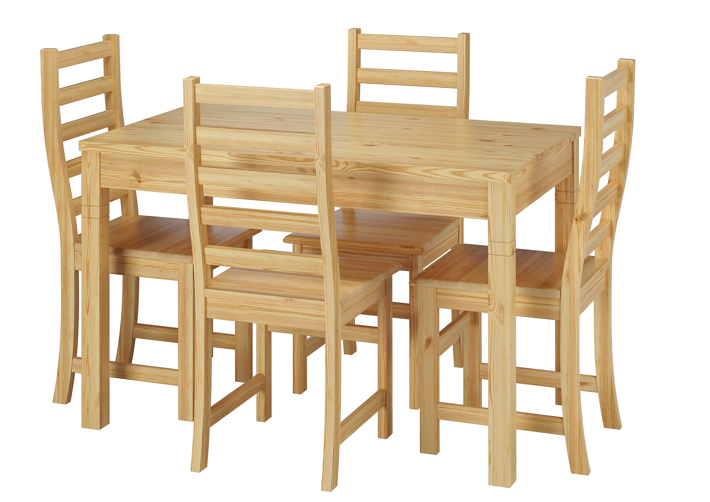 Esstisch, Holz, Holzstuhl, Naturholz, Küche,