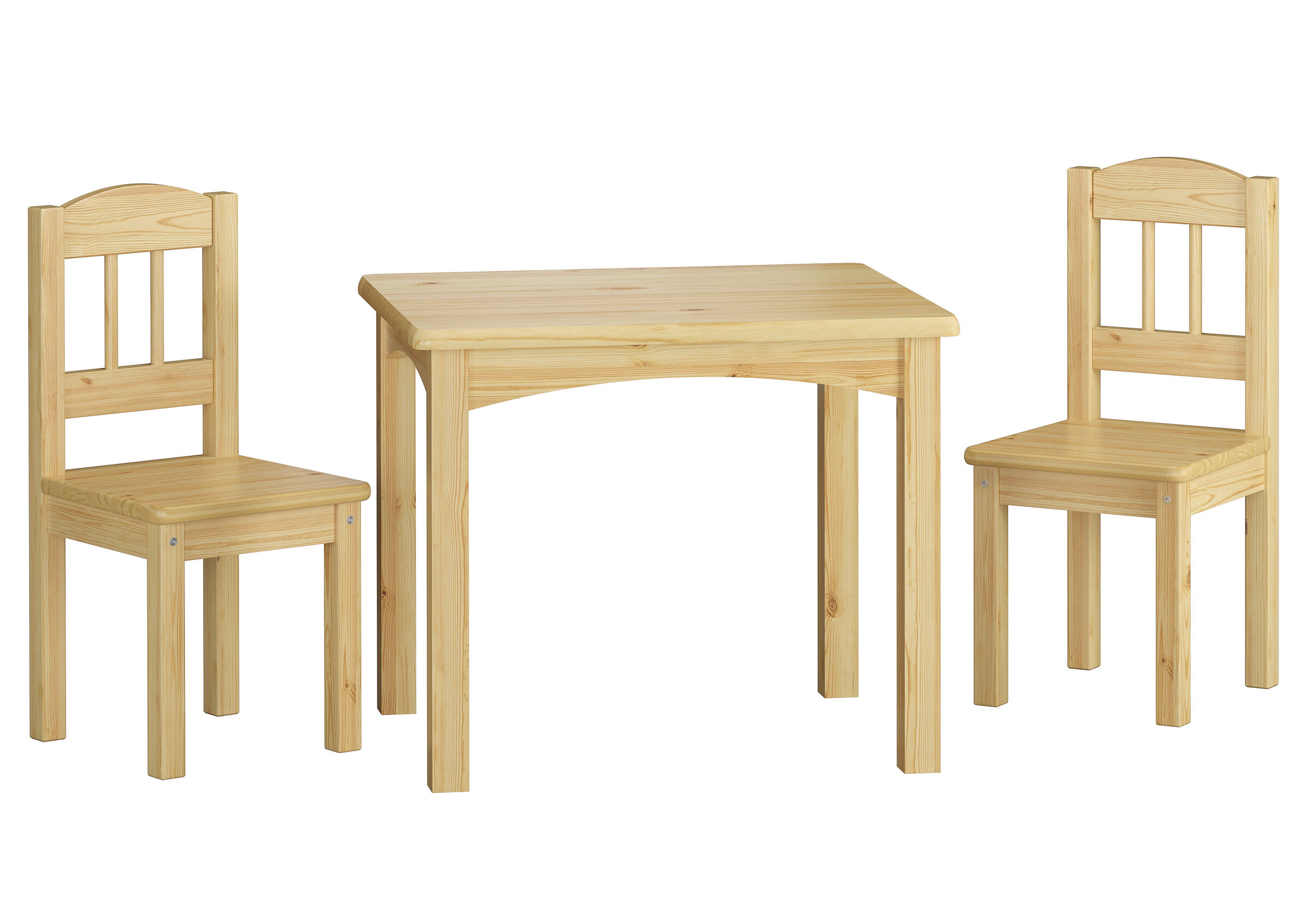 Holztisch, Kinderstuhl, Naturholz, Esszimmertisch, Stuhl-Kindergarten, Kindersitzgruppe