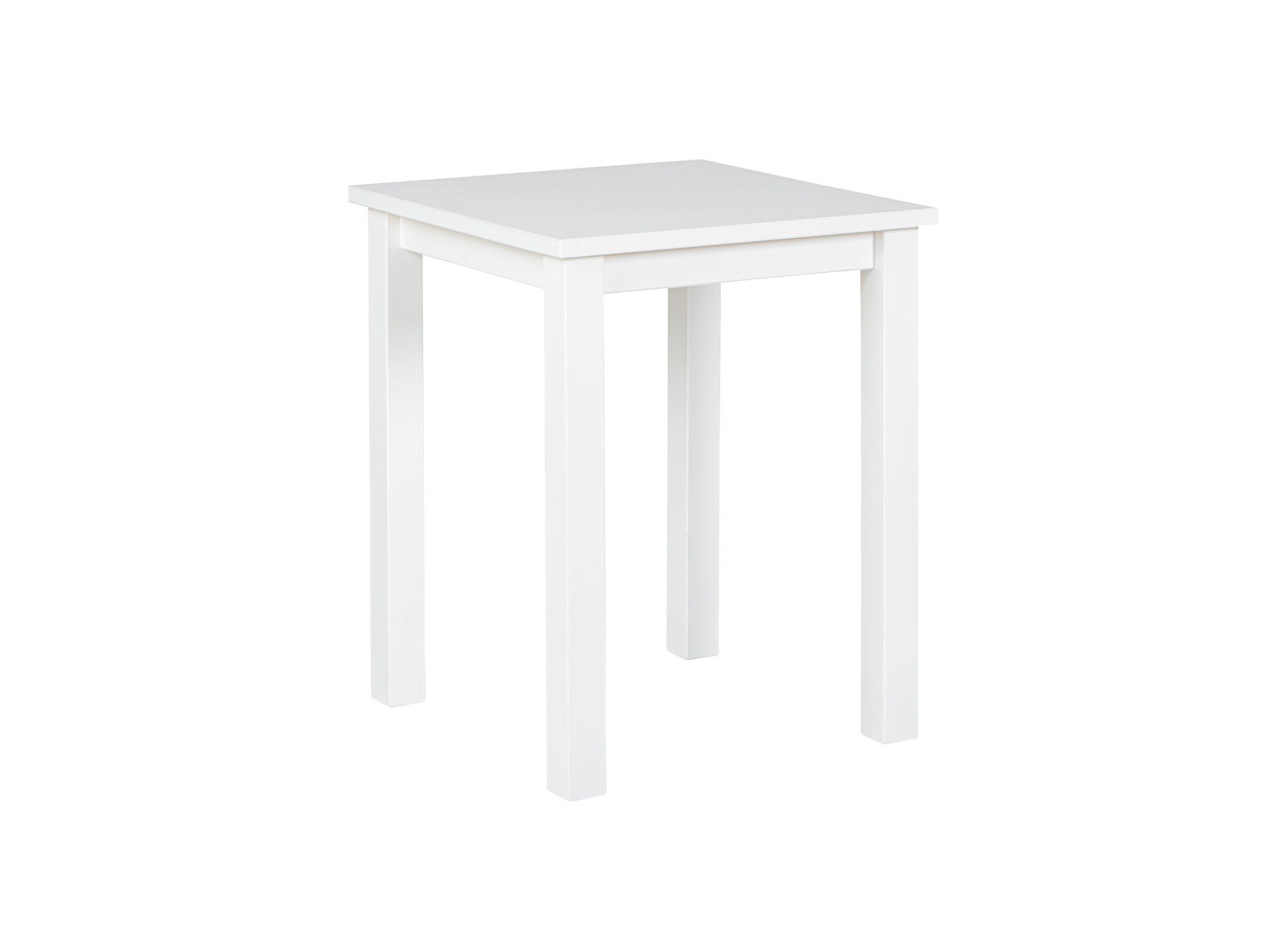 möbeltisch, weiß, quadratischer tisch, holzoptik, gerade beine, Bestelltisch weiß