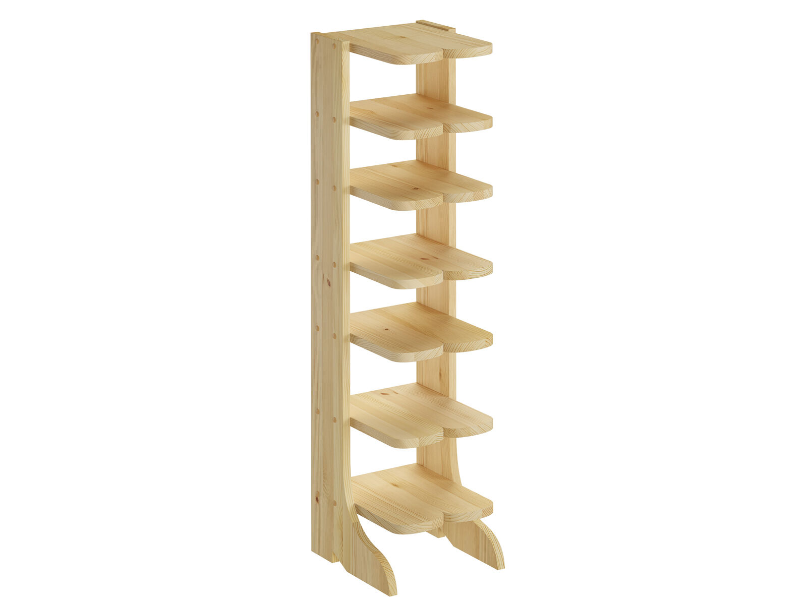 holzregal, holzregal_mit_schal, holzregal_bett?, Schuhablage für Flur
