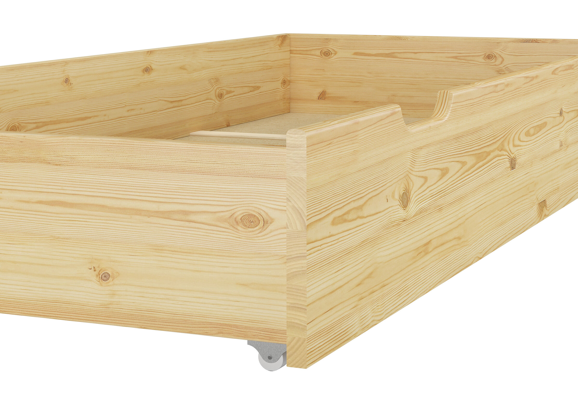 holz, bett, holzbett, holzlatten, rollenboden, Bettkasten Kiefer natur